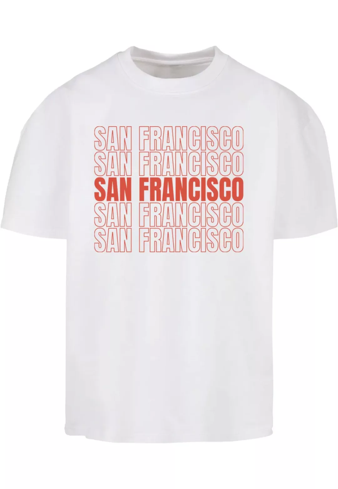 Merchcode T-Shirt "Merchcode Herren San Francisco Ultra Heavy Cotton Box T- günstig online kaufen