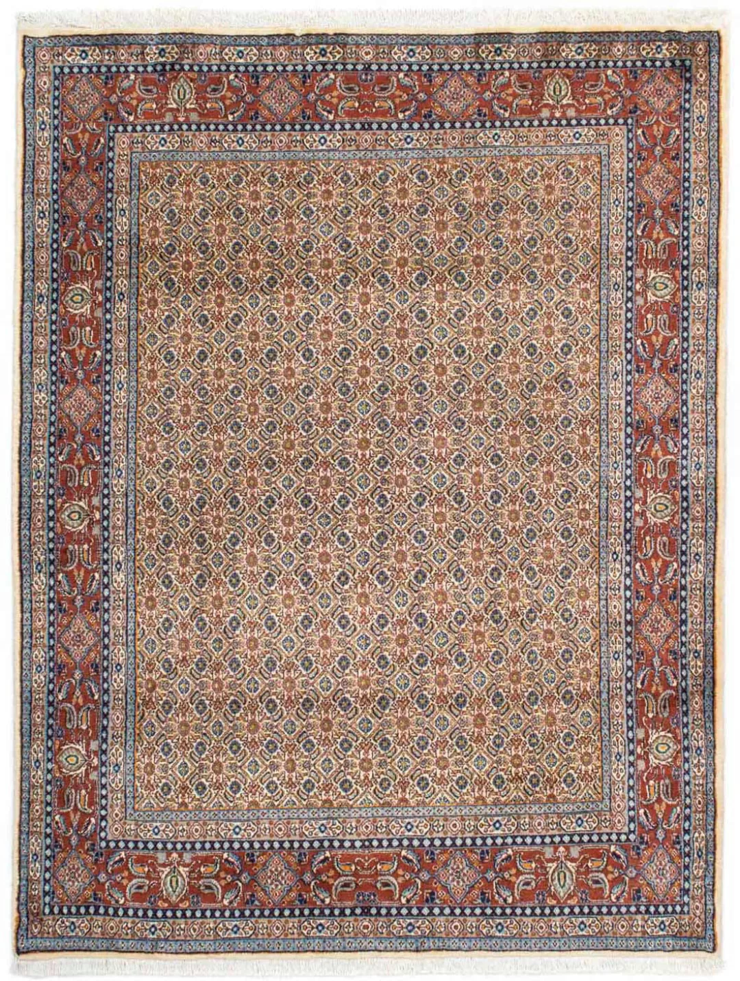 morgenland Wollteppich »Moud Medaillon Beige 235 x 166 cm«, rechteckig günstig online kaufen