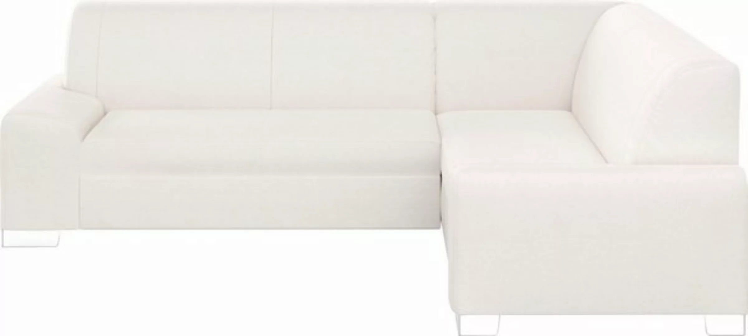 DOMO collection Ecksofa "Anzio L-Form", Wahlweise mit Bettfunktion und Fede günstig online kaufen