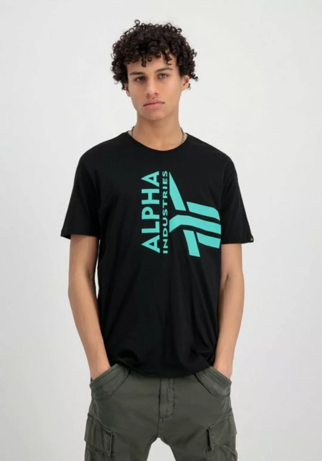 Alpha Industries T-Shirt ALPHA INDUSTRIES Men - T-Shirts Half Logo Foam T günstig online kaufen