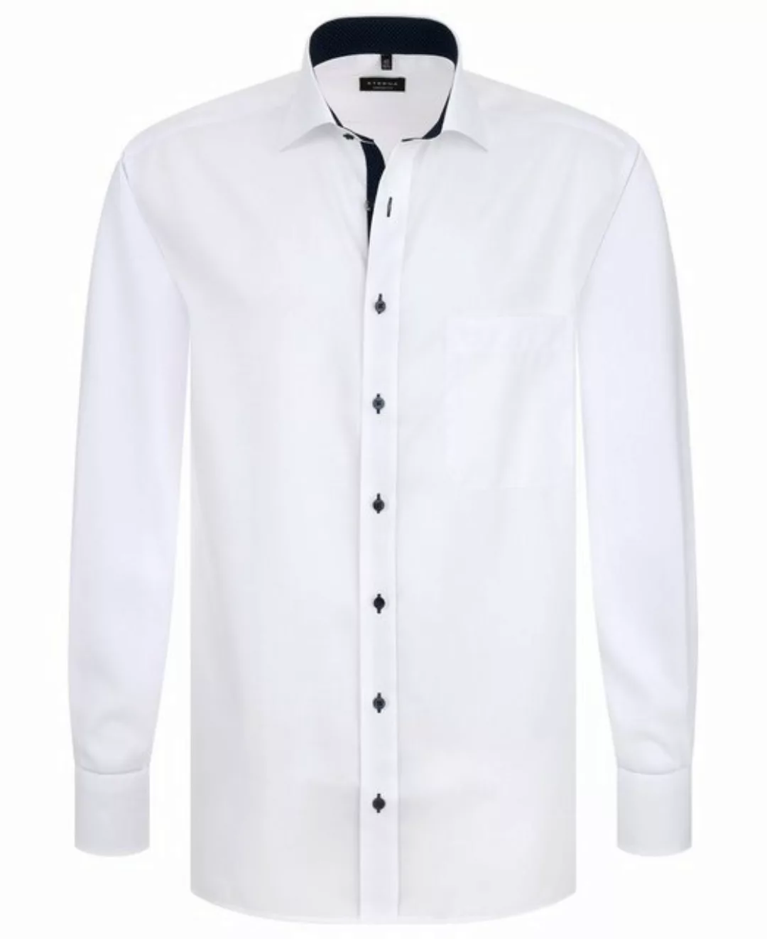 Eterna Klassische Bluse ETERNA COMFORT FIT Langarm Hemd weiß 8100-00-E137 günstig online kaufen