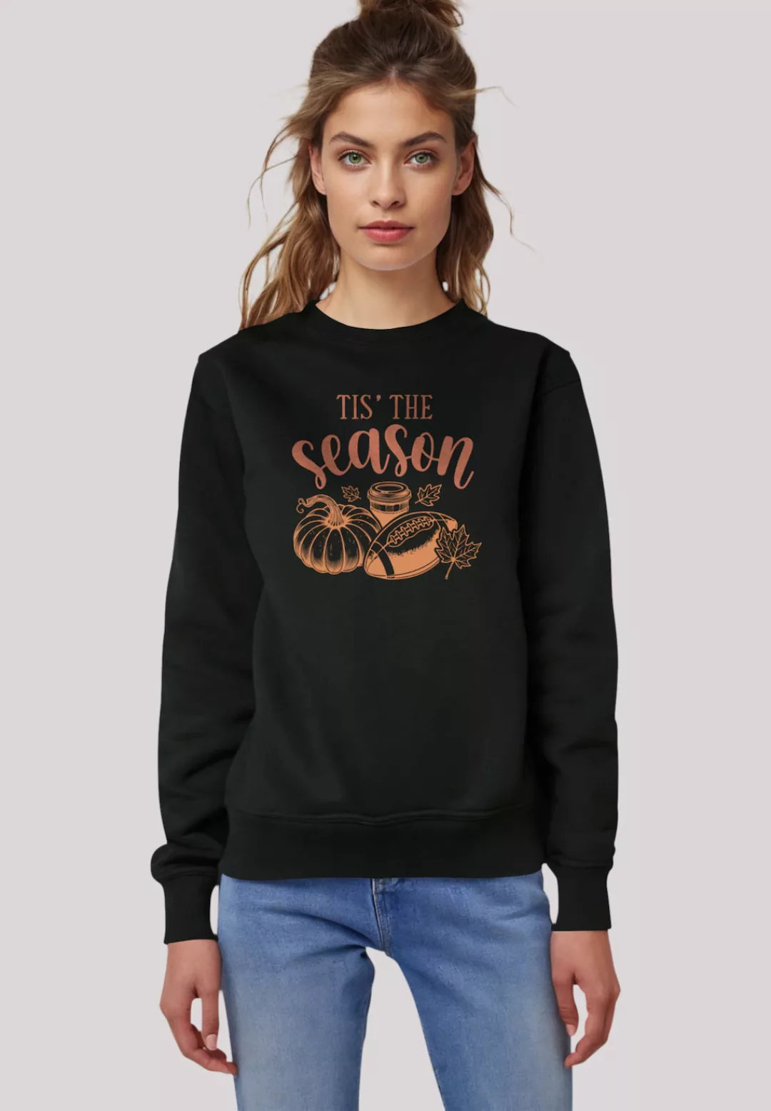 F4NT4STIC Sweatshirt "Fall pumpkin coffe football its the Season", Premium günstig online kaufen