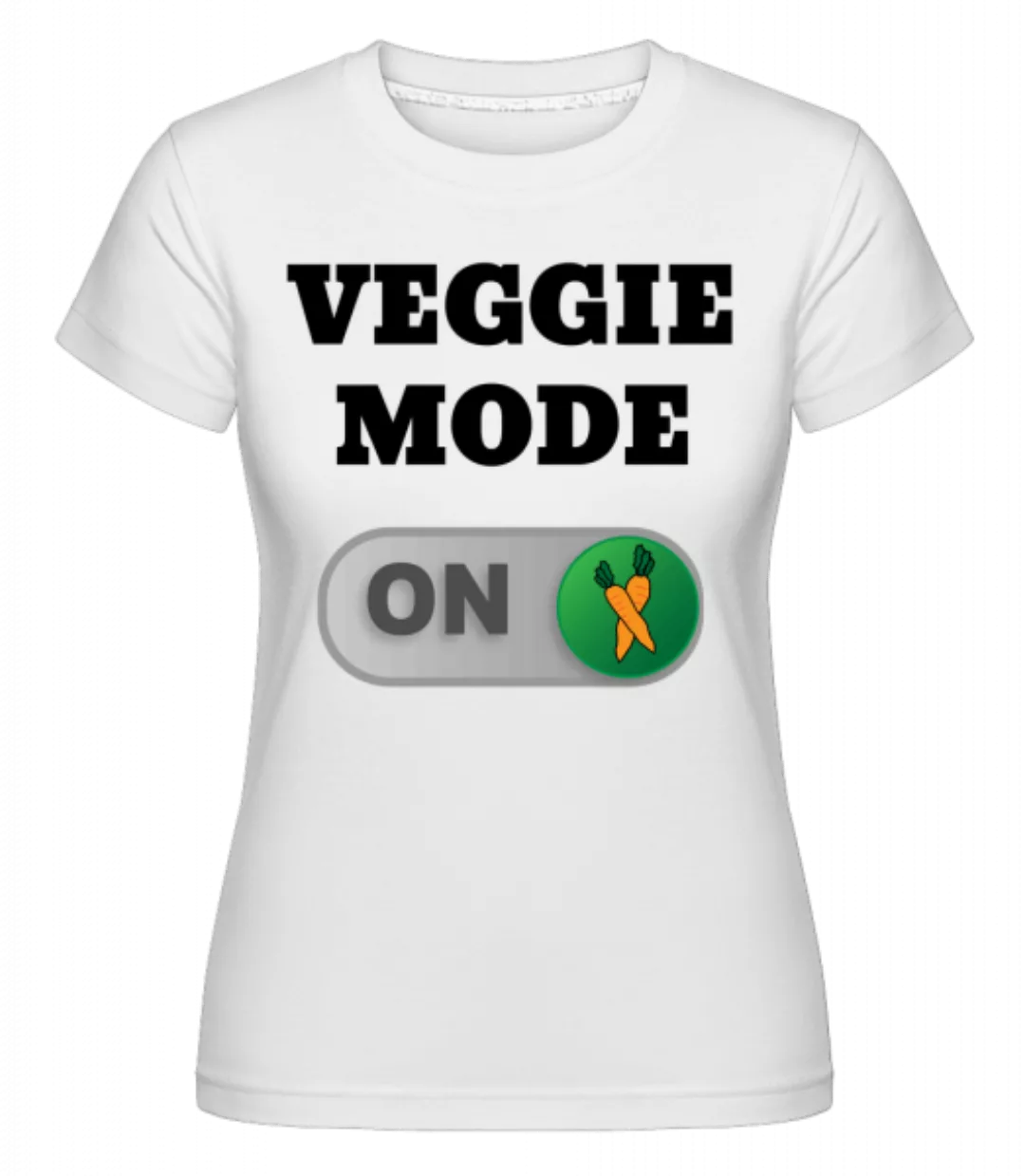 Veggie Mode On - Karotten · Shirtinator Frauen T-Shirt günstig online kaufen