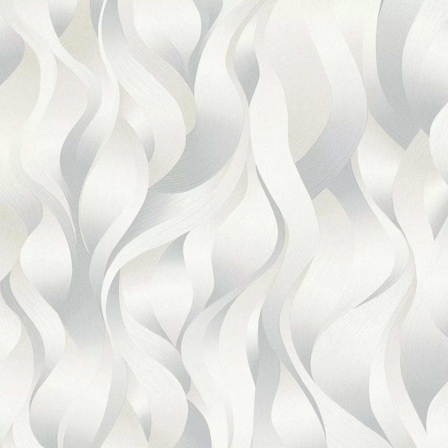 Bricoflor Pete mit Muster Moderne Vliestapete in Weiß Grau für Schlafzimmer günstig online kaufen