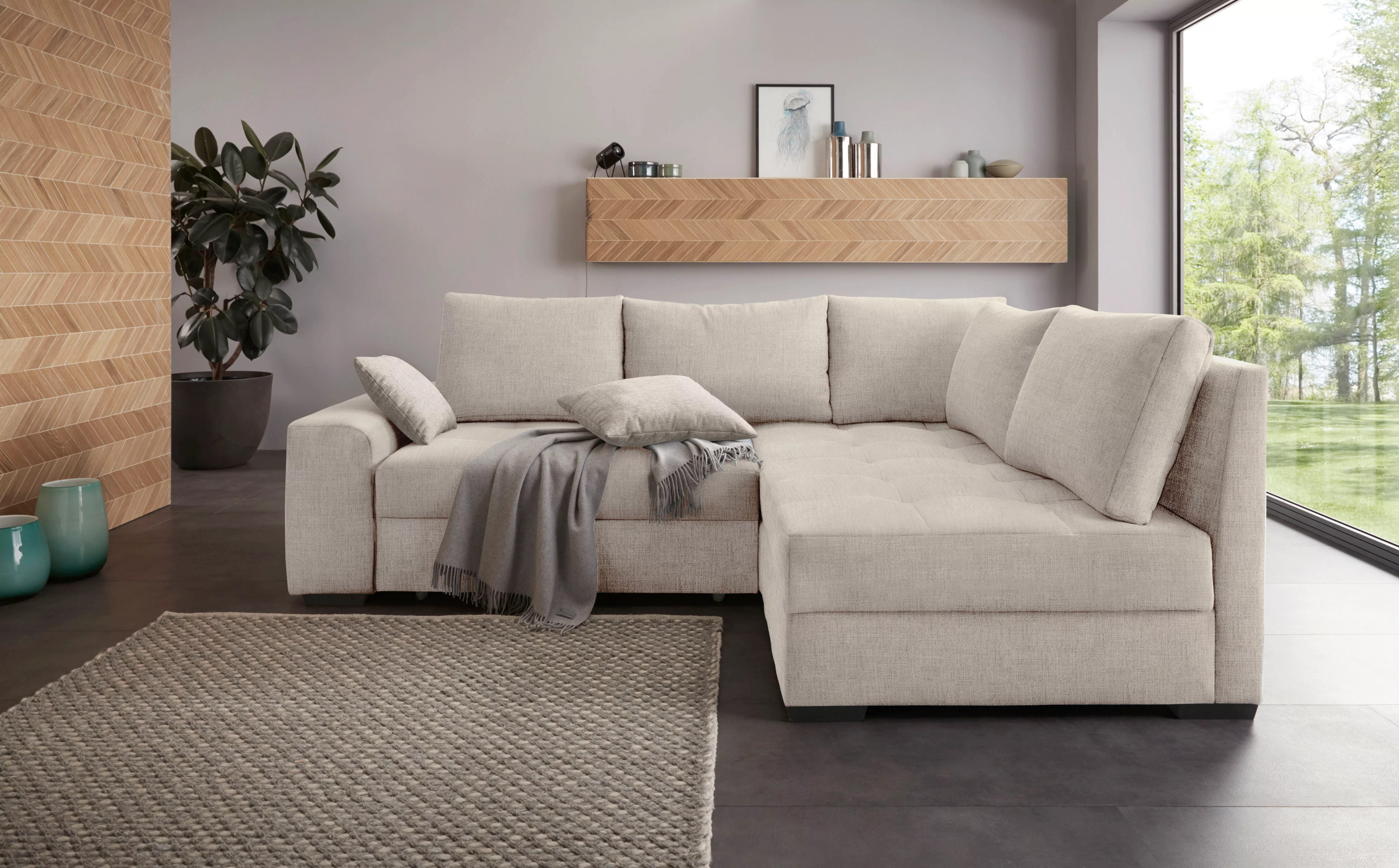 Mr. Couch Ecksofa "Quebec L-Form" günstig online kaufen