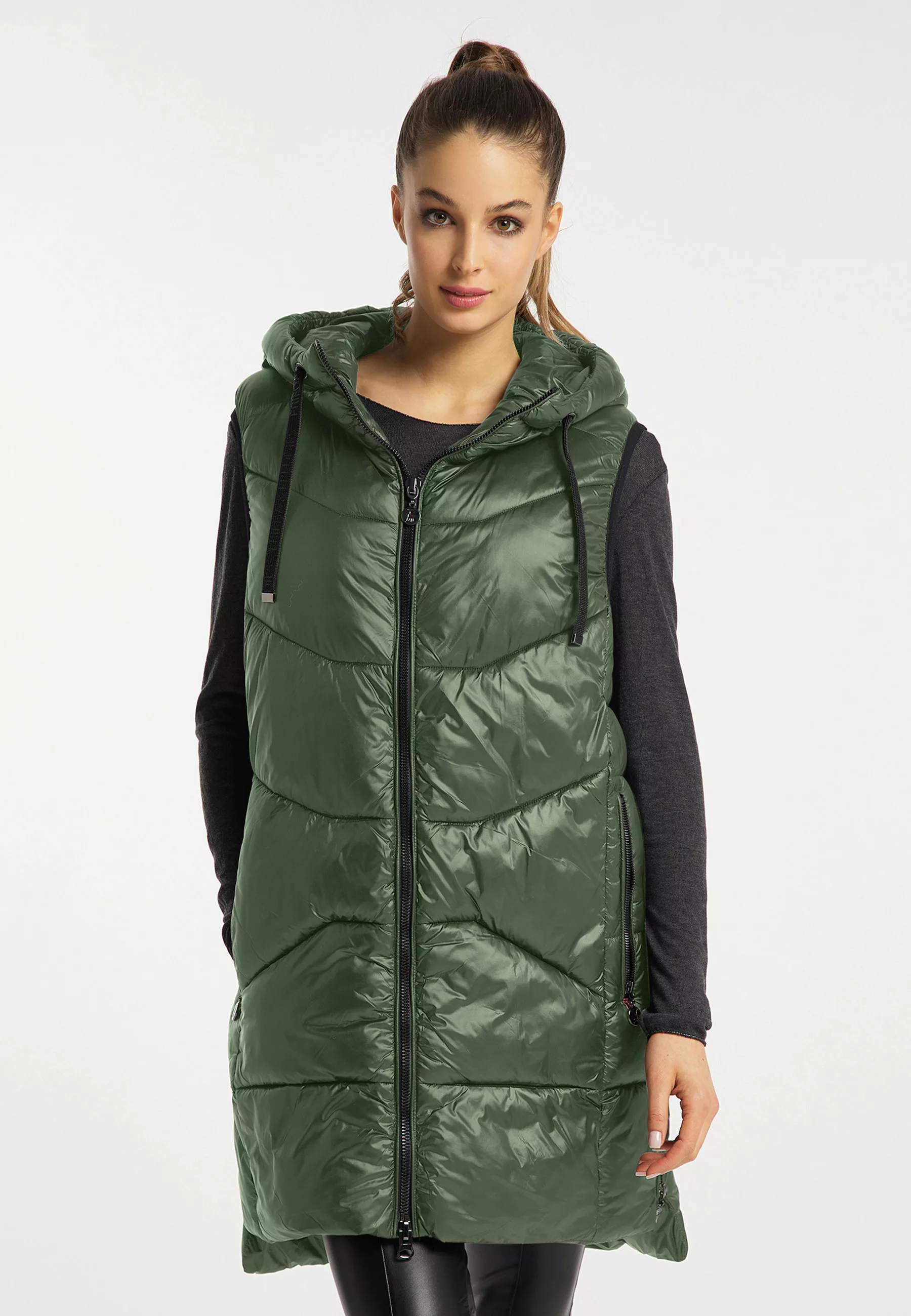 Frieda & Freddies NY Steppweste Thermolite Vest mit dezenten Farbdetails günstig online kaufen