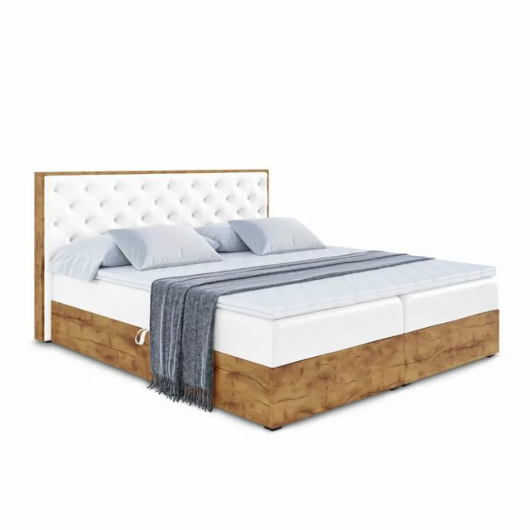 ALTDECOR Boxspringbett LOLLI3 (Multipocket-Matratze H4. H3 Matratze Bonellf günstig online kaufen