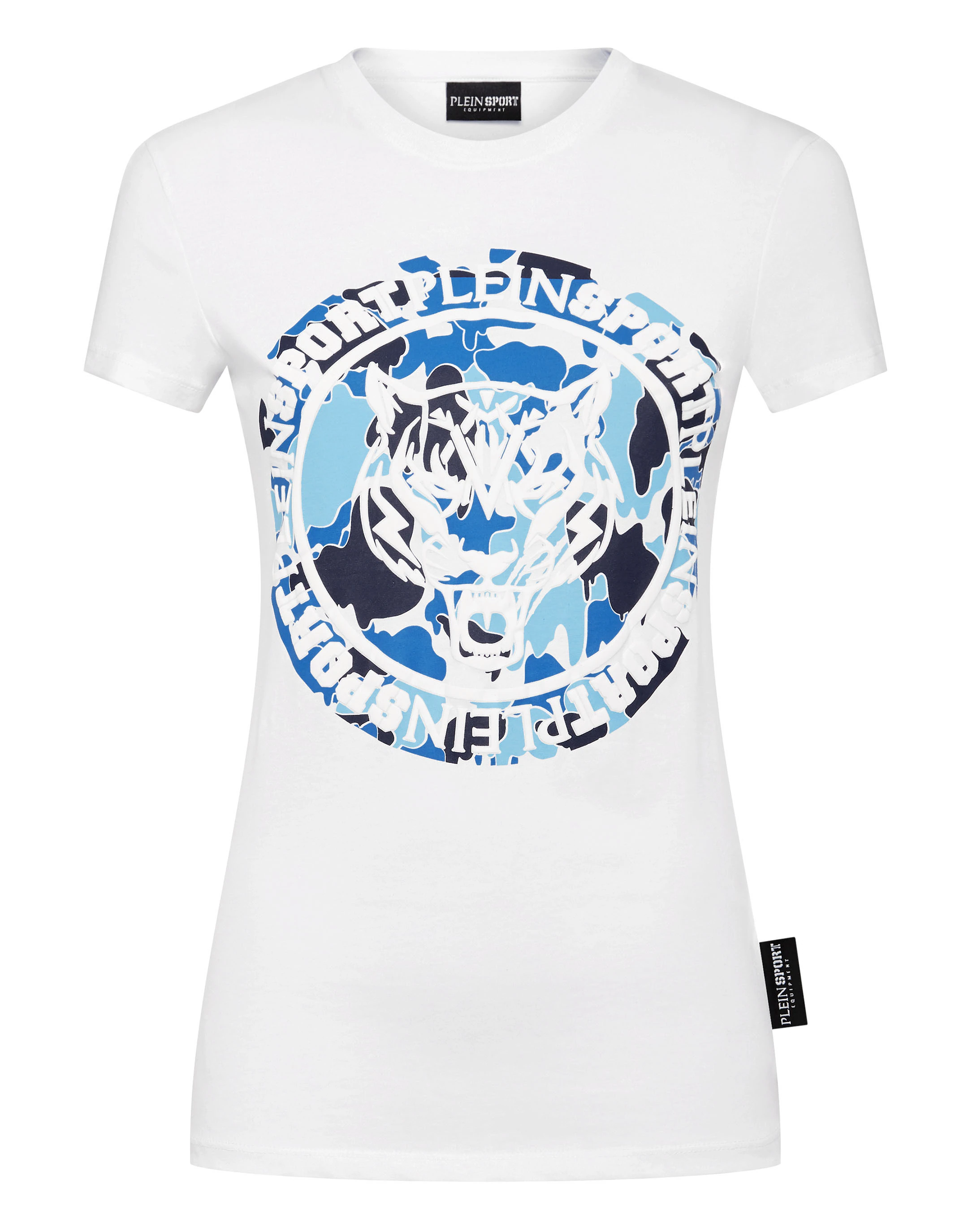 PLEIN SPORT T-Shirt "T-Shirt Slim Fit Carbon Tiger" günstig online kaufen