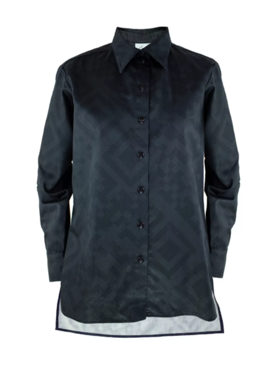 Unisex Shirt Lui, Qr Black - Hemd Aus Bio-baumwolle günstig online kaufen