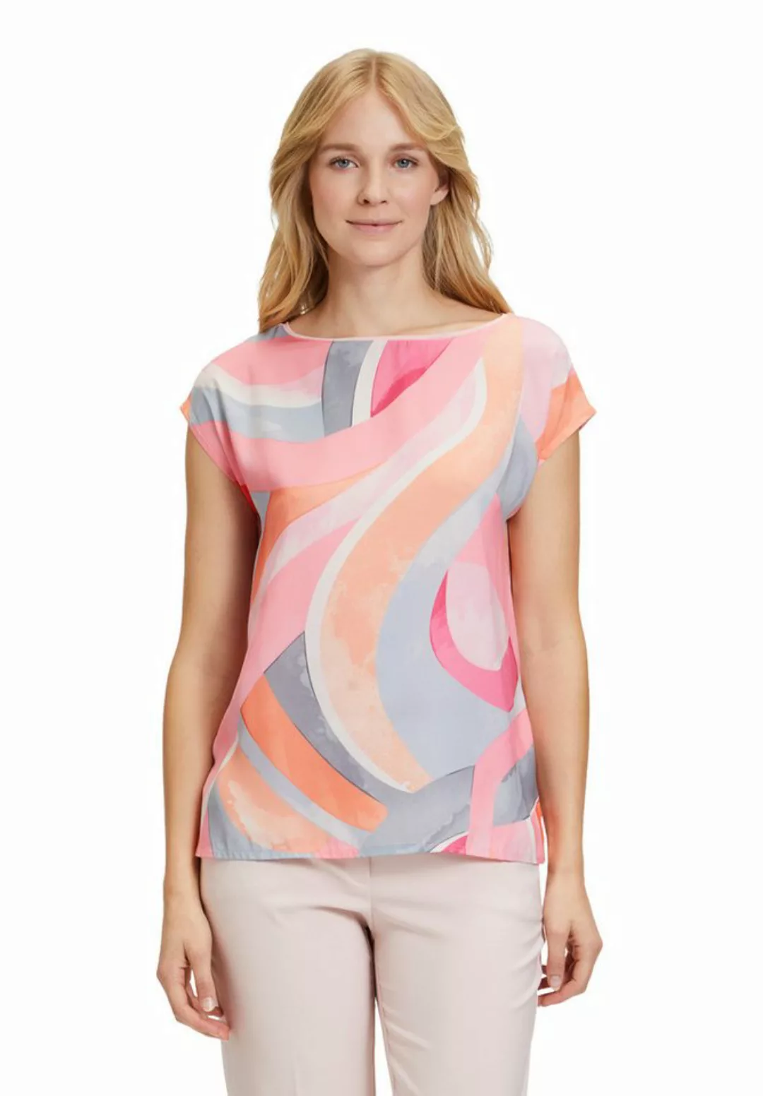 Betty Barclay Kurzarmshirt Betty Barclay Blusenshirt mit Print (1-tlg) Mate günstig online kaufen