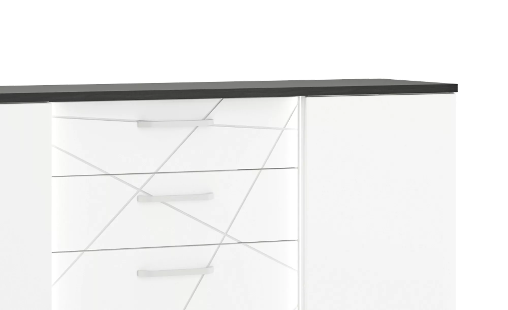 Sideboard  Venedig ¦ weiß ¦ Maße (cm): B: 161 H: 87 T: 40.0 Kommoden & Side günstig online kaufen