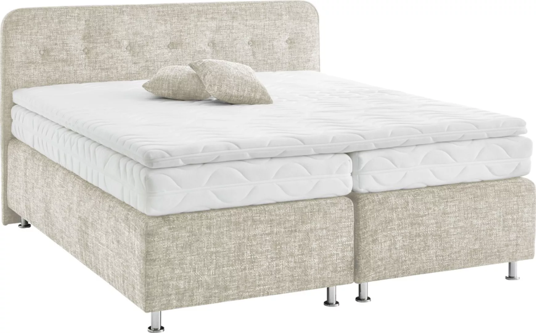 Westfalia Schlafkomfort Boxspringbett "Sapporo", Inkl. Zierkissen, wählbar günstig online kaufen