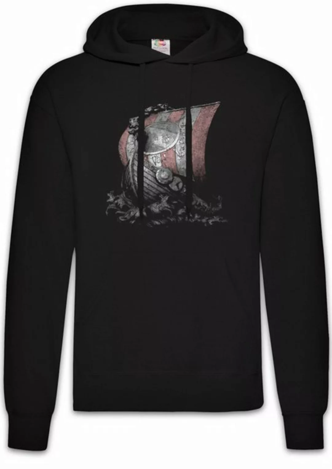 Urban Backwoods Hoodie Viking Ship I Herren Hoodie Vikings Schiff Wikinger günstig online kaufen