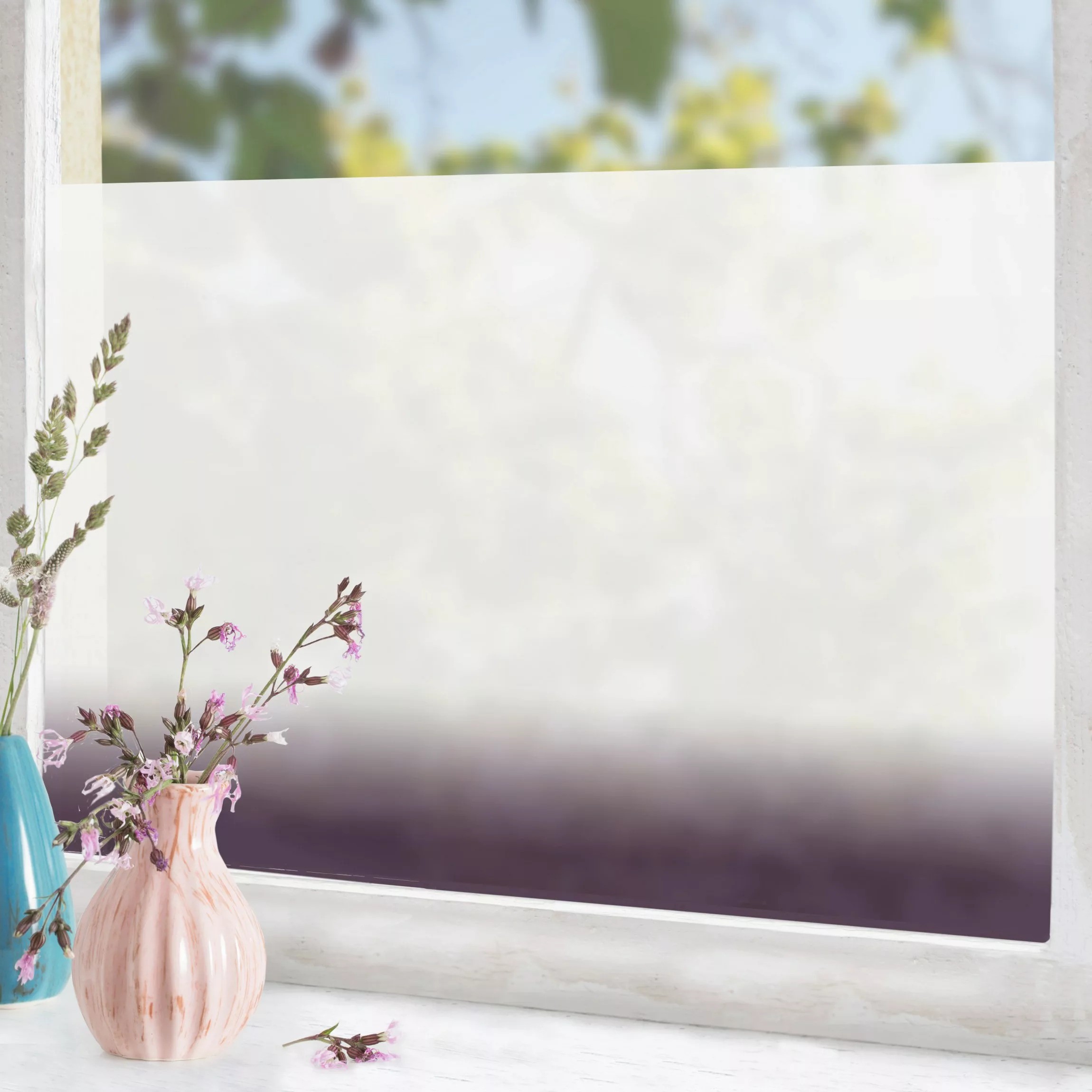 Fensterfolie Dip-Dye Dunkles Violett günstig online kaufen