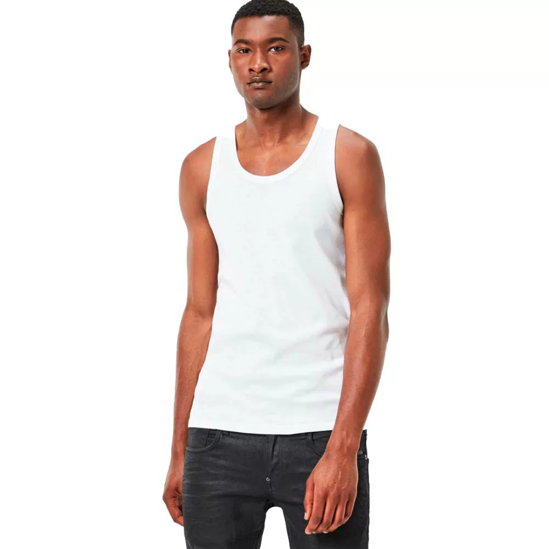 G-star Base 2 Units Ärmelloses T-shirt 2XS White günstig online kaufen