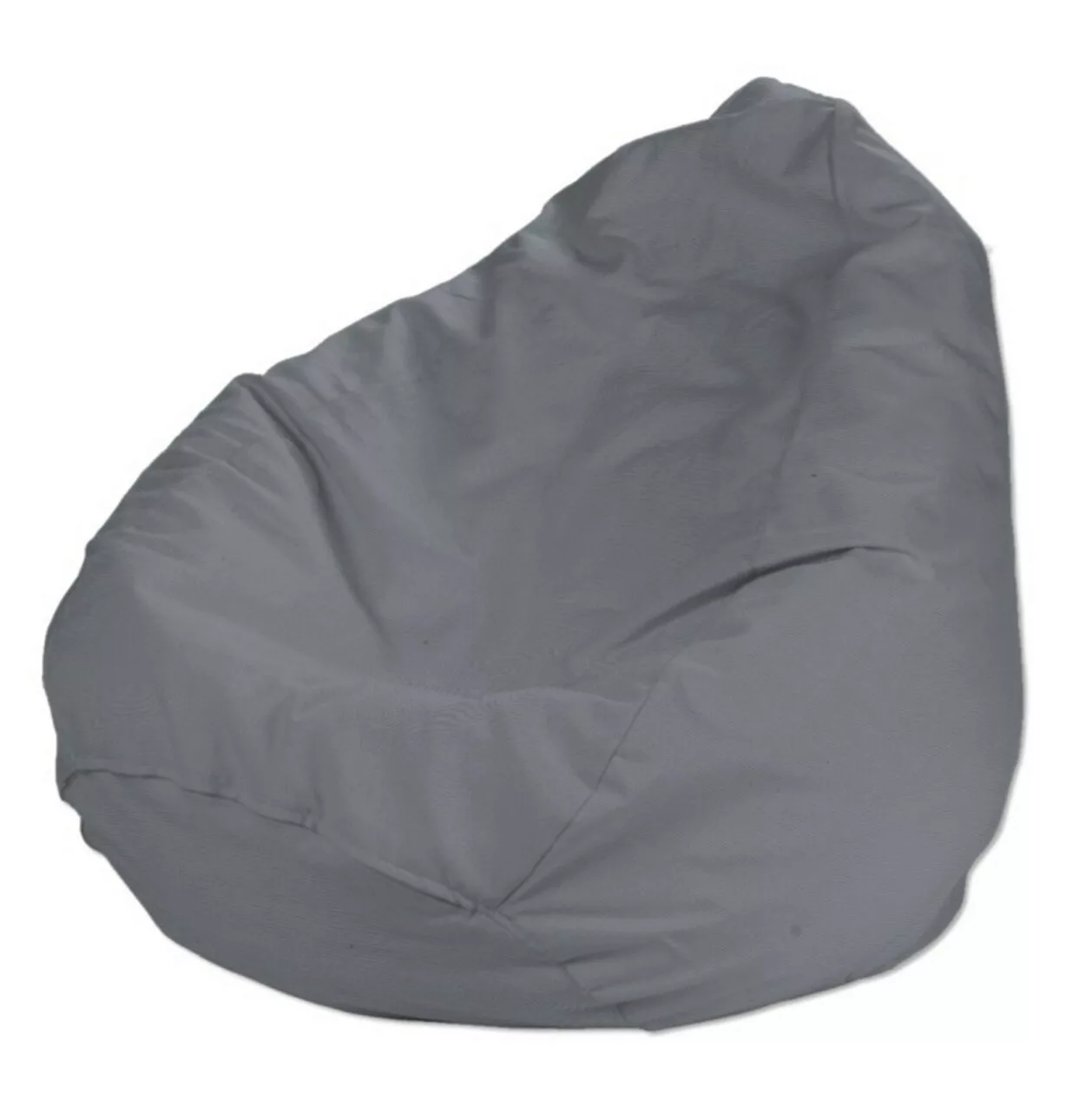 Sitzsack, grau, Ø60 x 105 cm, Cotton Panama (702-46) günstig online kaufen