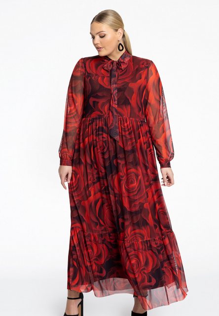 Yoek A-Linien-Kleid mit Druck günstig online kaufen