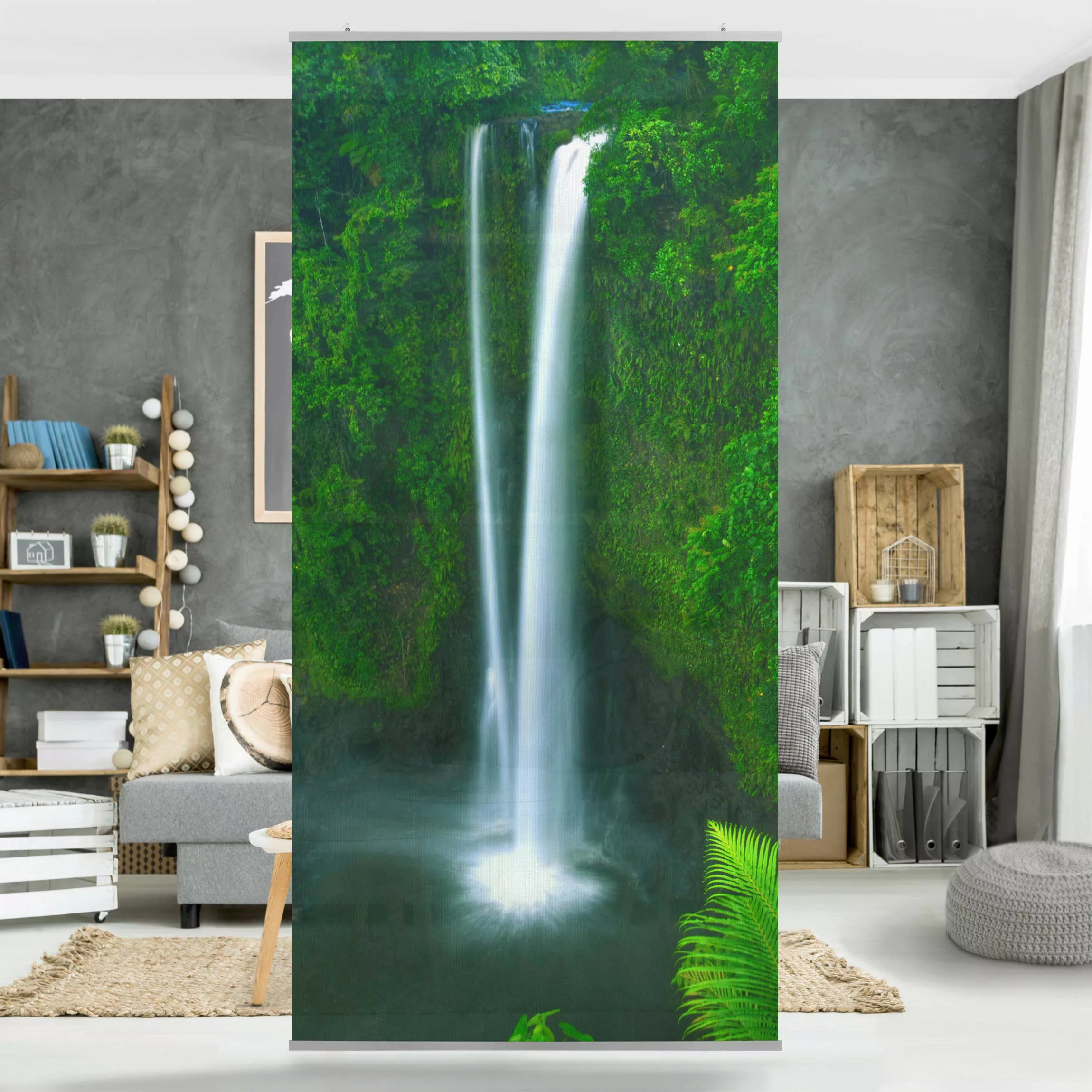 Raumteiler Architektur & Skyline Paradiesischer Wasserfall günstig online kaufen