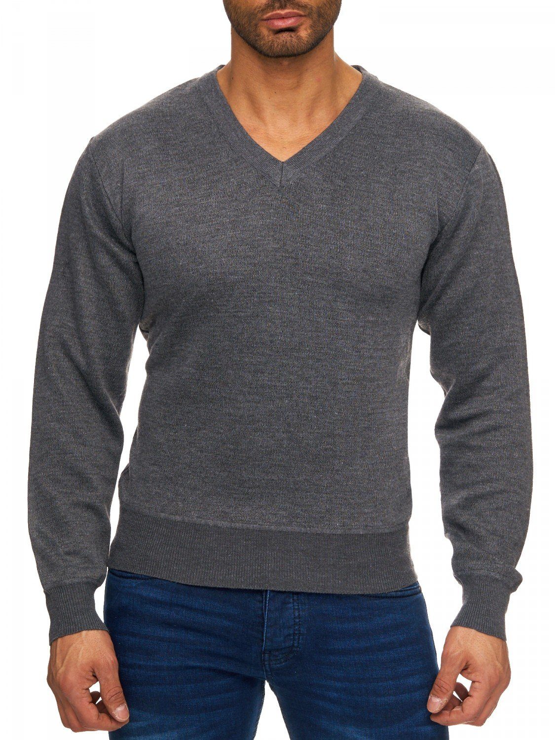 Max Men Strickpullover Feinstrick Longsleeve H1729 günstig online kaufen