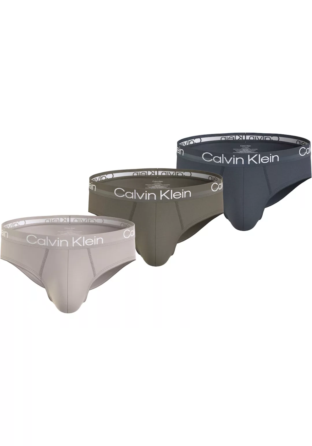 Calvin Klein Underwear Slip, (Packung, 3 St.), mit Logodruck auf dem Bund günstig online kaufen