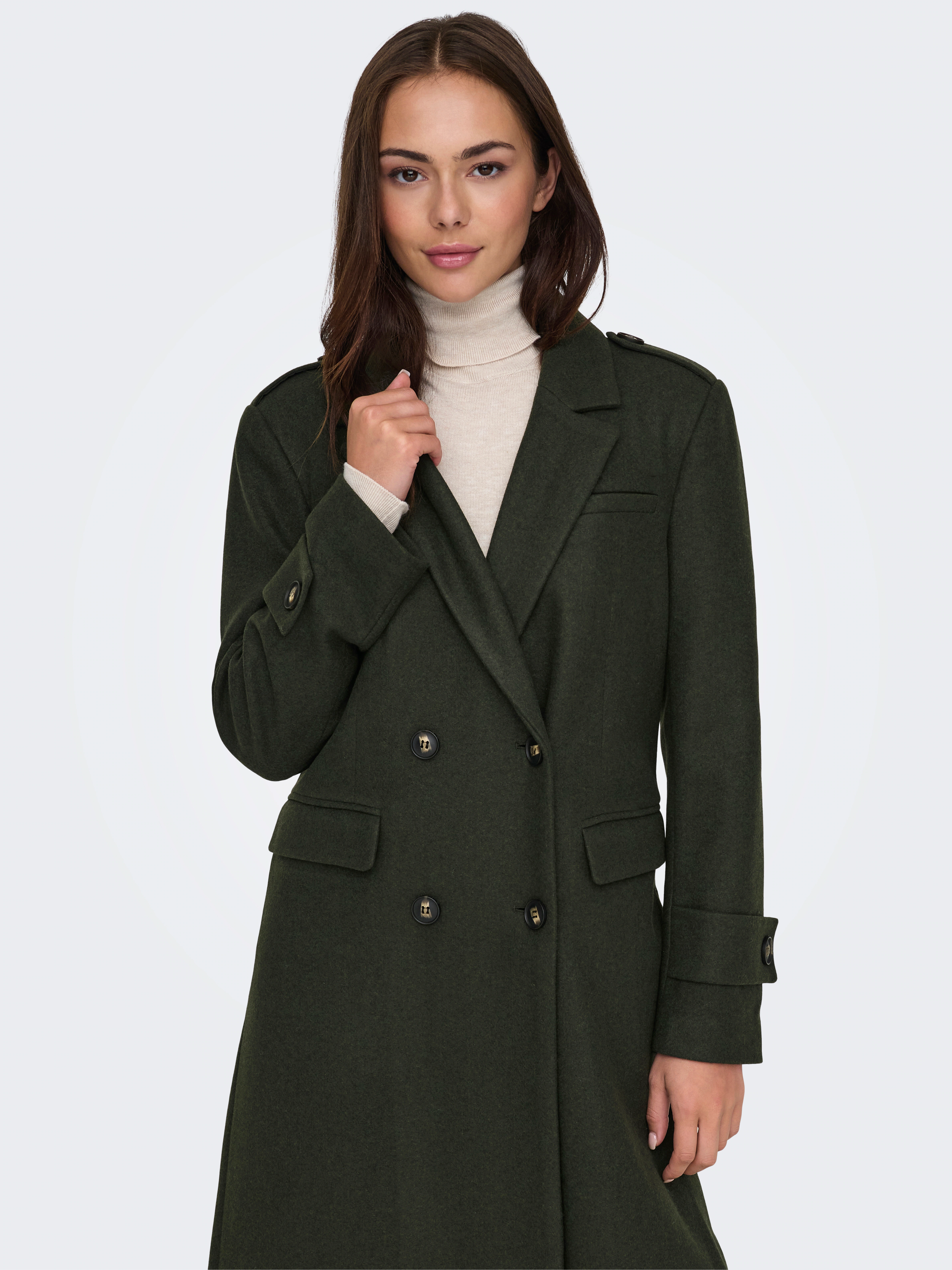 ONLY Langmantel "ONLNANCY LIFE MILI LONG COAT CC OTW" günstig online kaufen