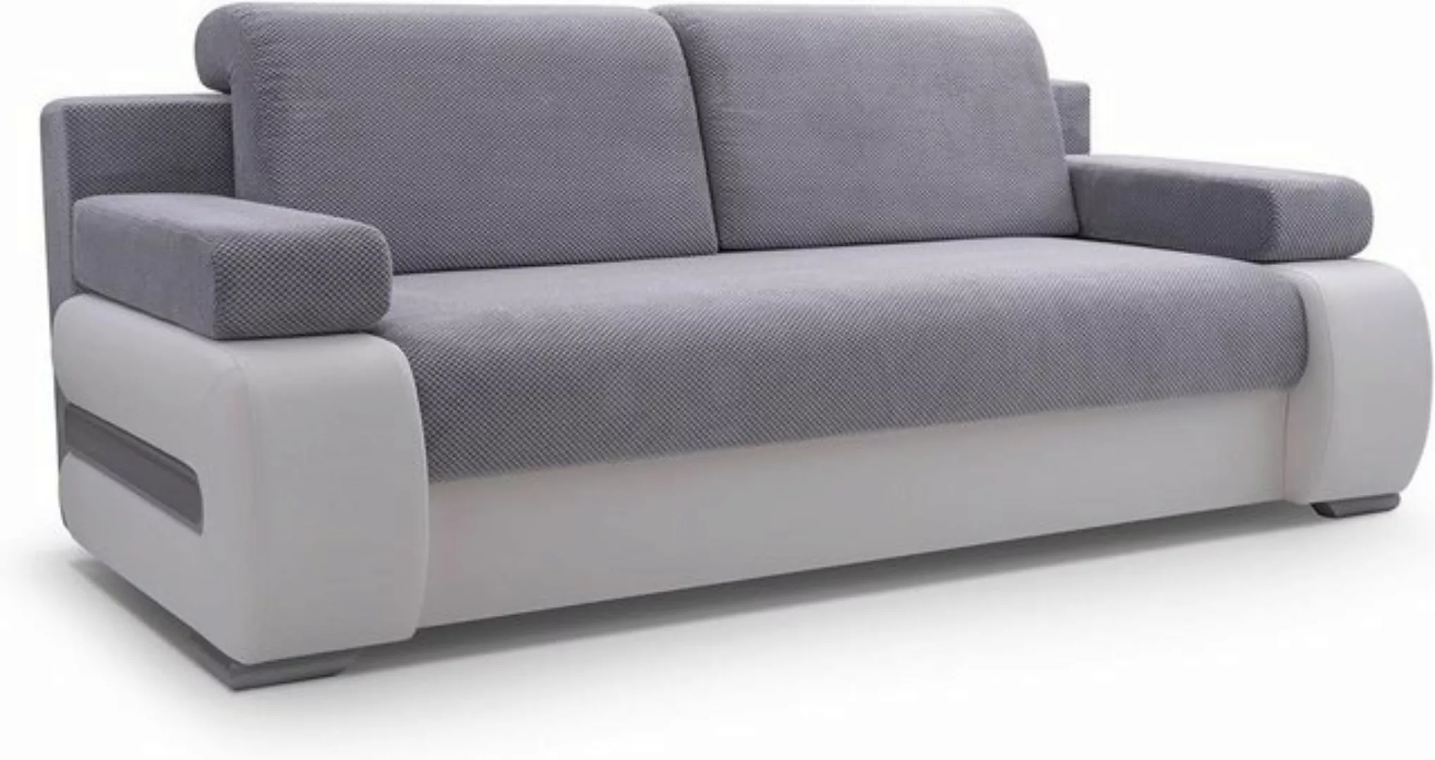 MOEBLO Schlafsofa York, Couch für Wohnzimmer, Sofagarnitur Polstersofa Wohn günstig online kaufen