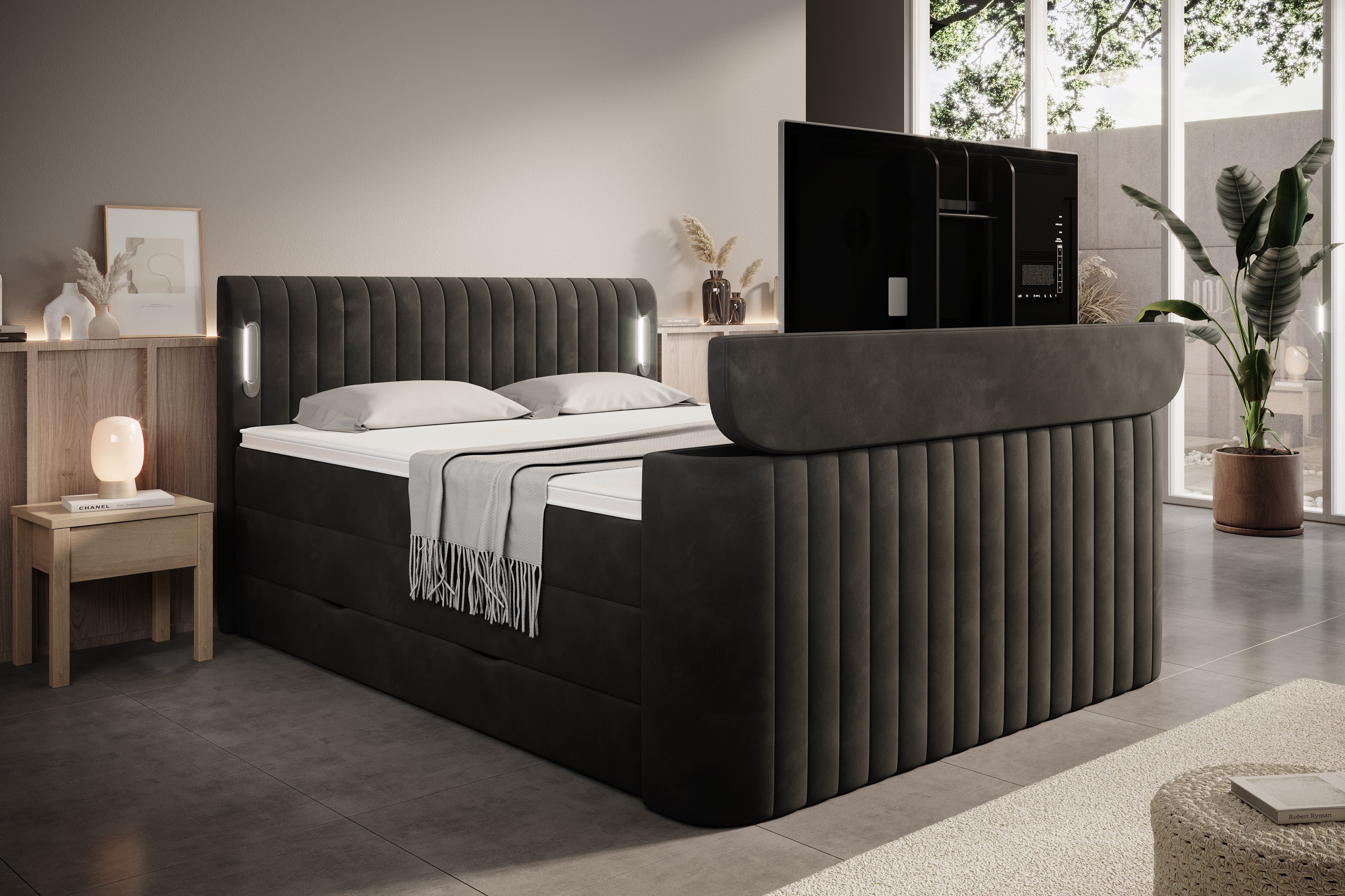 wonello Boxspringbett FLY mit TV-Lift, mit günstig online kaufen
