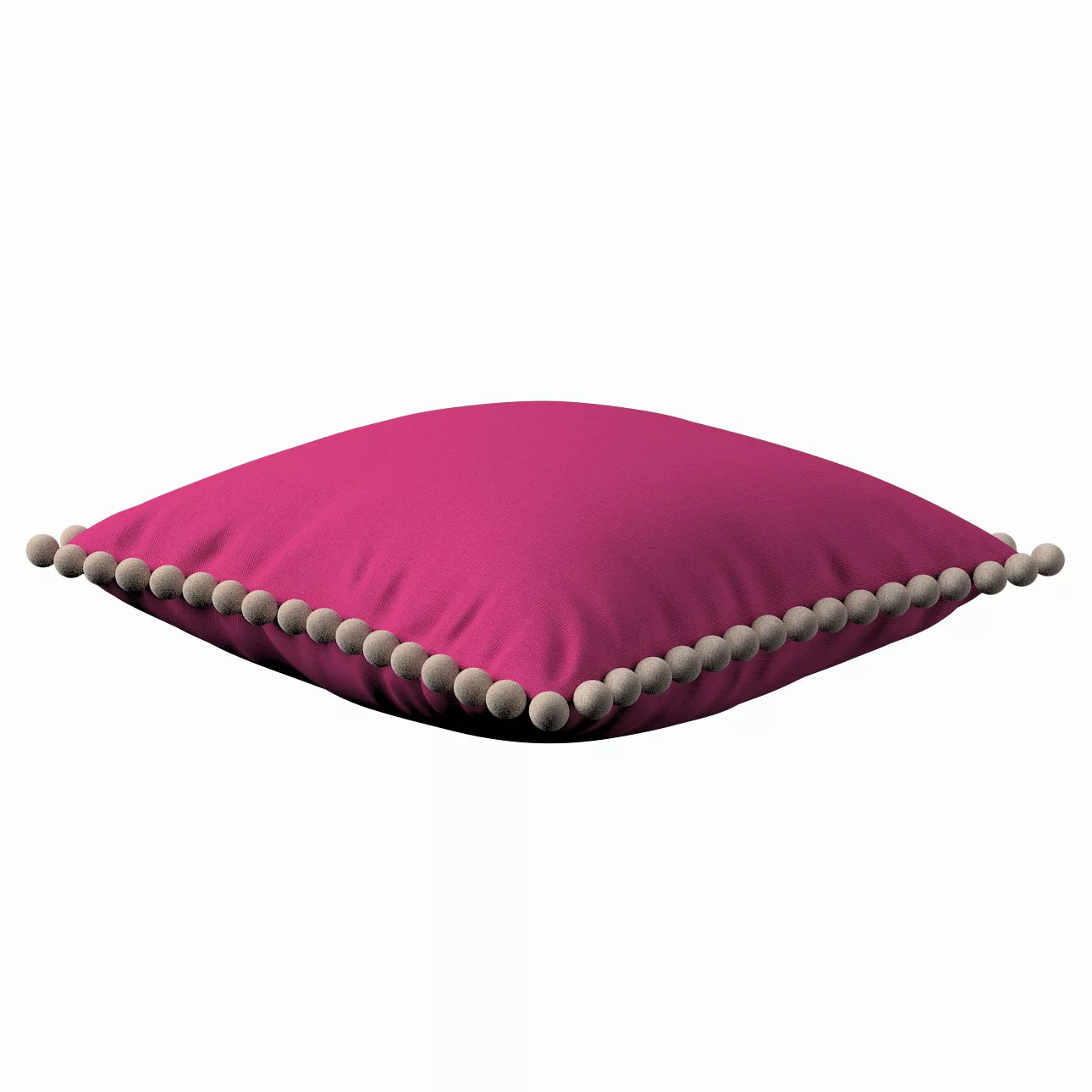 Kissenhülle Wera mit Bommeln, rosa, 45 x 45 cm, Loneta (133-60) günstig online kaufen