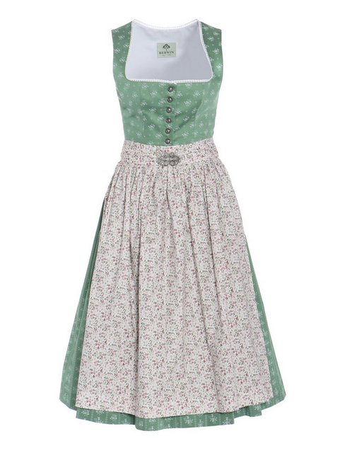 Berwin Dirndl Dirndl mit Blümchenschürze (Dirndl mit Schürze) günstig online kaufen