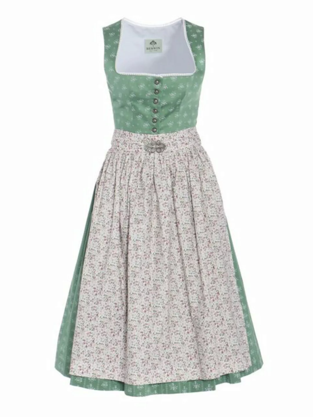 Berwin Dirndl Dirndl mit Blümchenschürze (Dirndl mit Schürze) günstig online kaufen