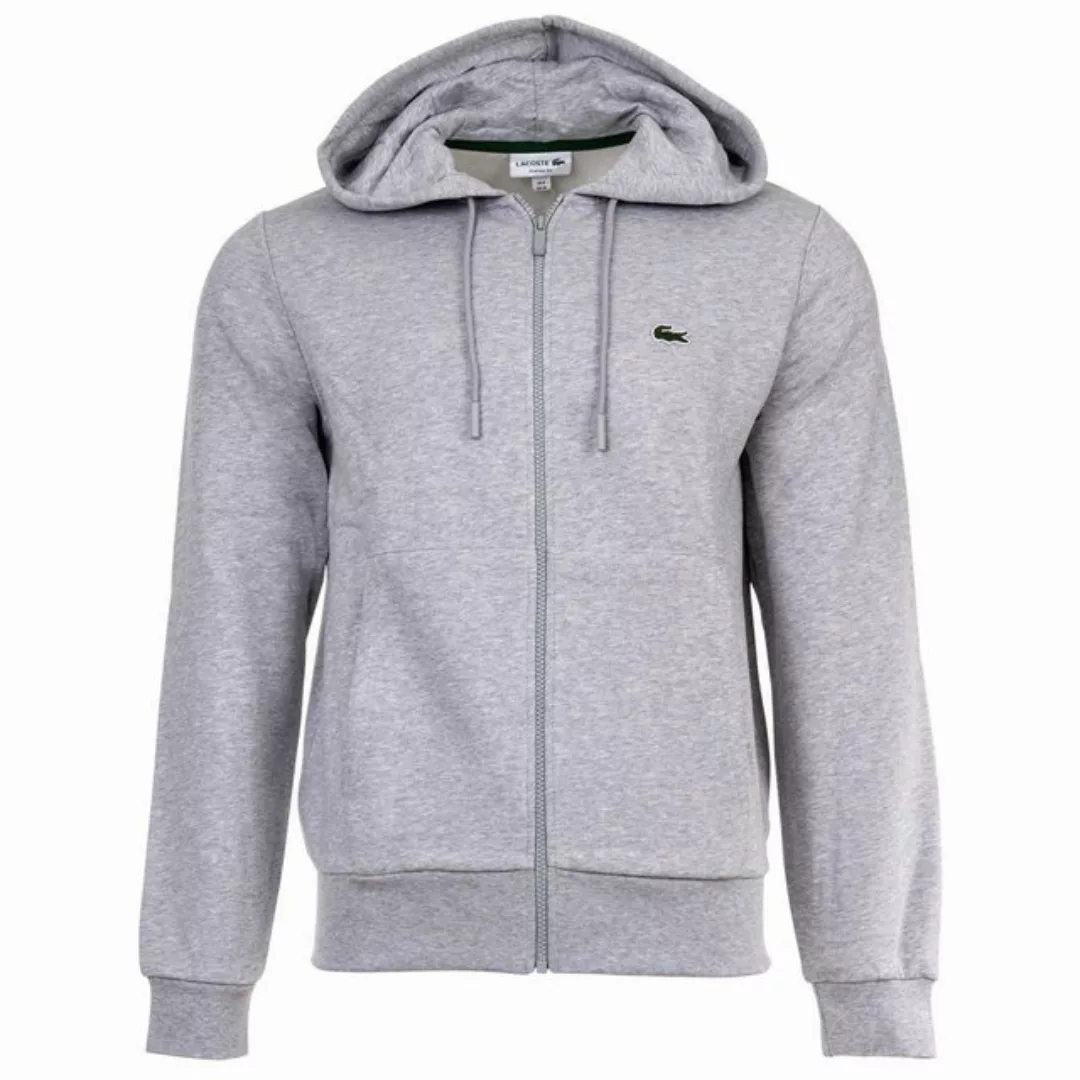 Lacoste Sweatshirt Herren Sweatjacke mit Kapuze - Zipper, aufgerautes günstig online kaufen