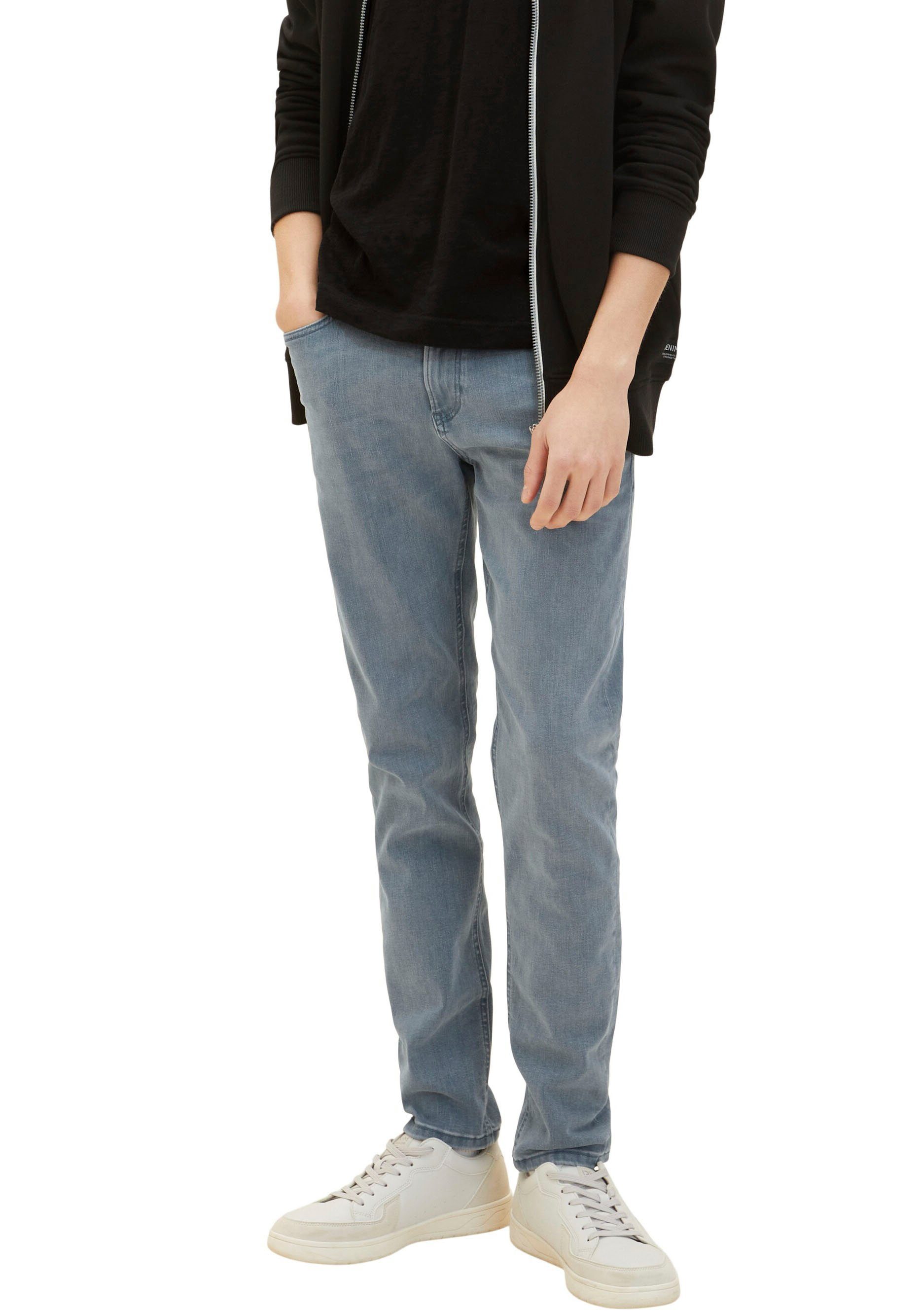 Tom Tailor  Slim Fit Jeans Hose Tapered Slim Jeans im Five-Pocket-Style günstig online kaufen