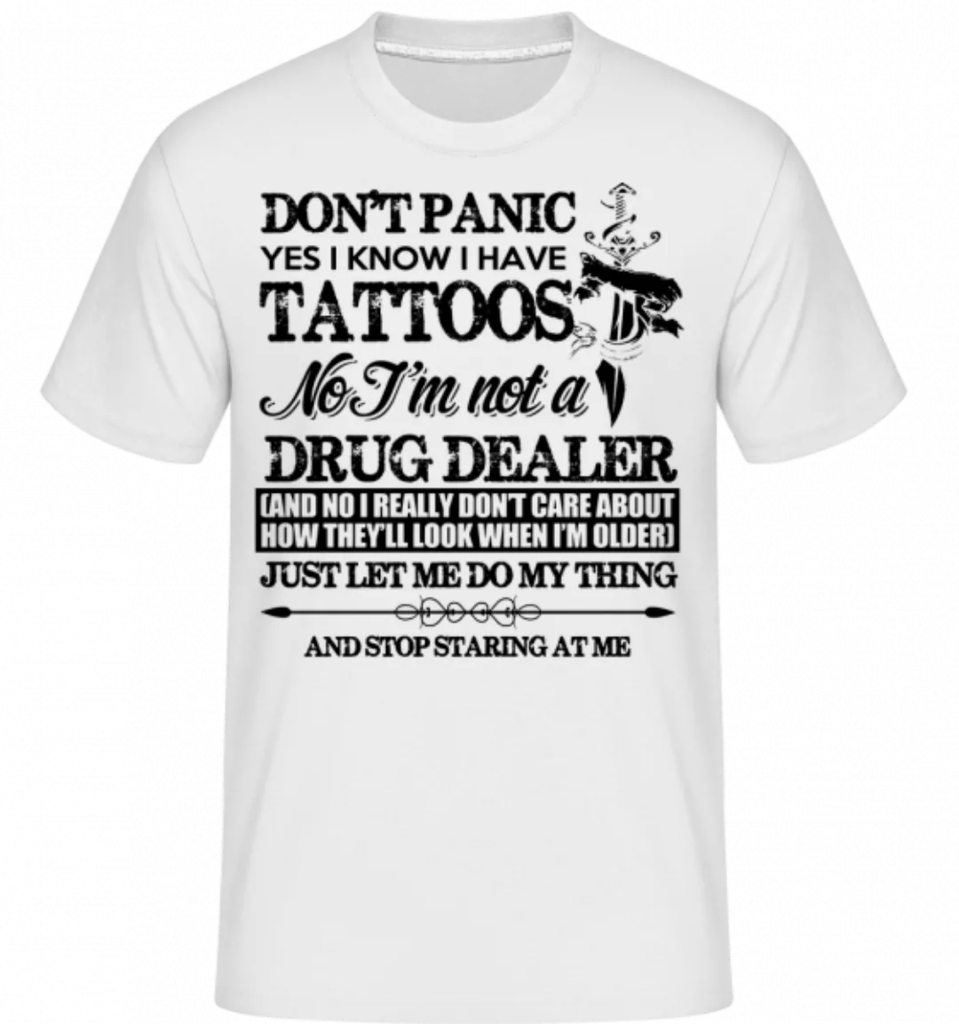 Tattoo Don't Panic · Shirtinator Männer T-Shirt günstig online kaufen