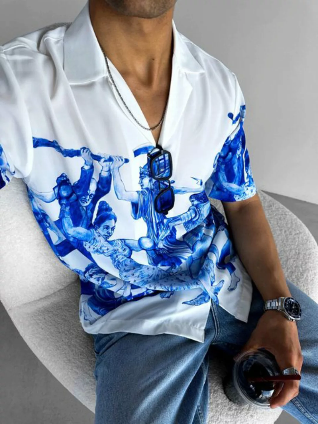 Abluka Oversize-Shirt THE IMPORTANT ONES HAWAIIAN SHIRT günstig online kaufen