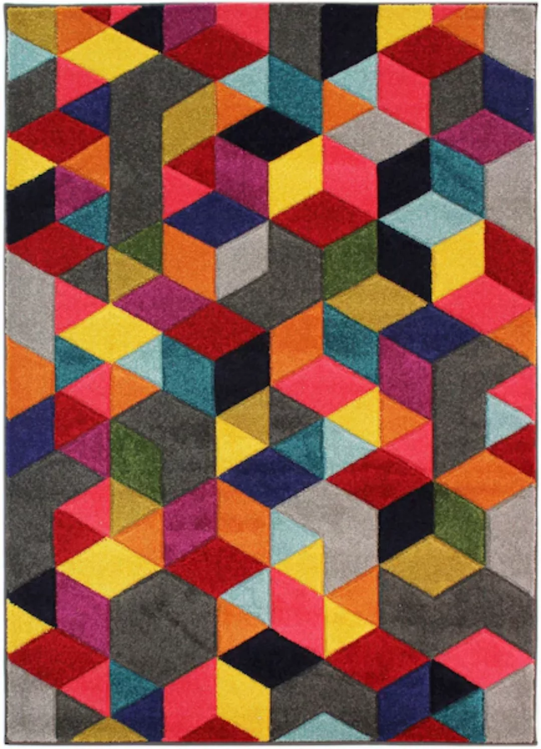 FLAIR RUGS Teppich »Dynamic«, rechteckig, fußbodenheizungsgeeignet, geometr günstig online kaufen