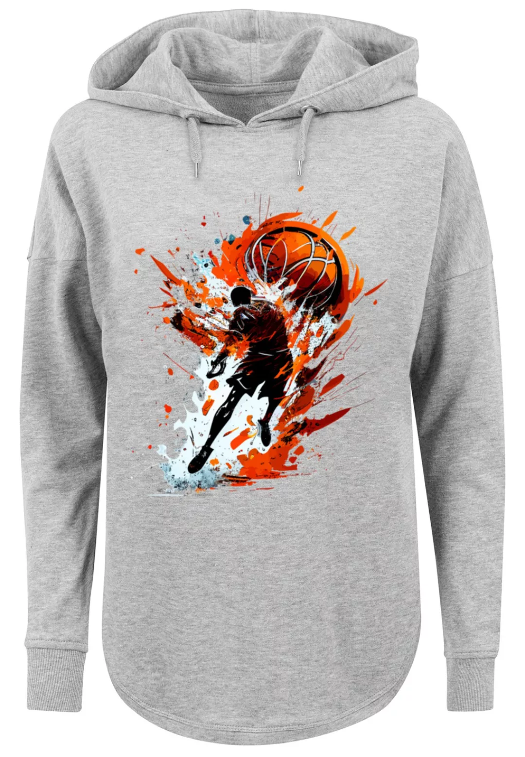 F4NT4STIC Kapuzenpullover "Basketball Splash Sport Oversize Hoodie", Print günstig online kaufen