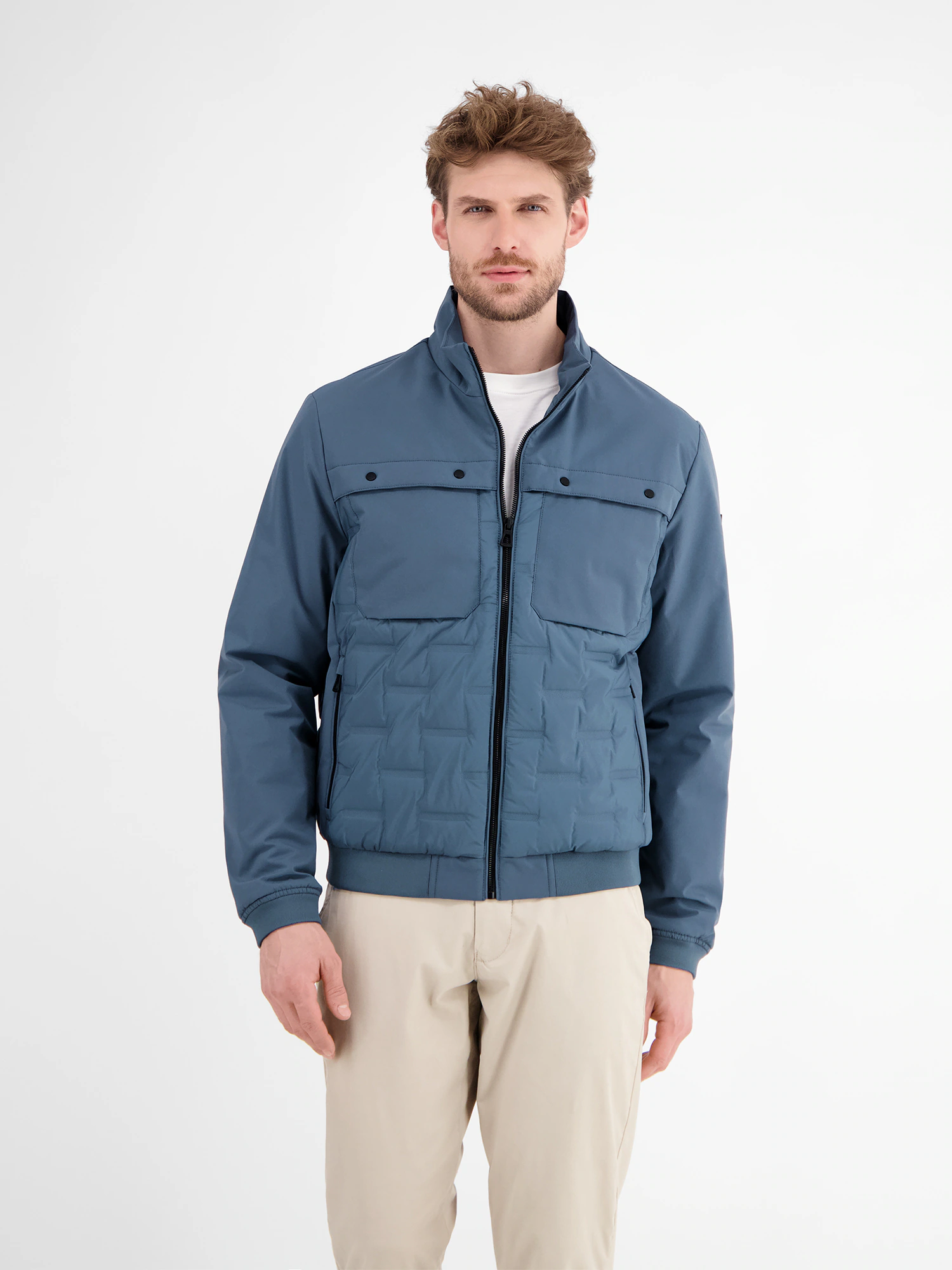 LERROS Steppjacke "LERROS Sportiver Blouson, gesteppt", ohne Kapuze, Wasser günstig online kaufen