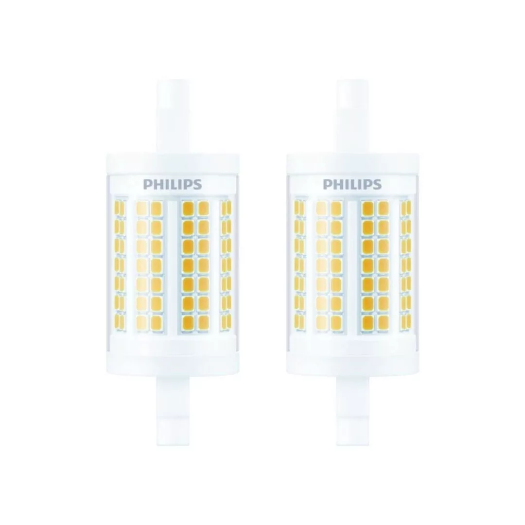 Philips LED Lampe R7s Röhre R7s-78 11,5W 1521lm 3000K Doppelpack günstig online kaufen