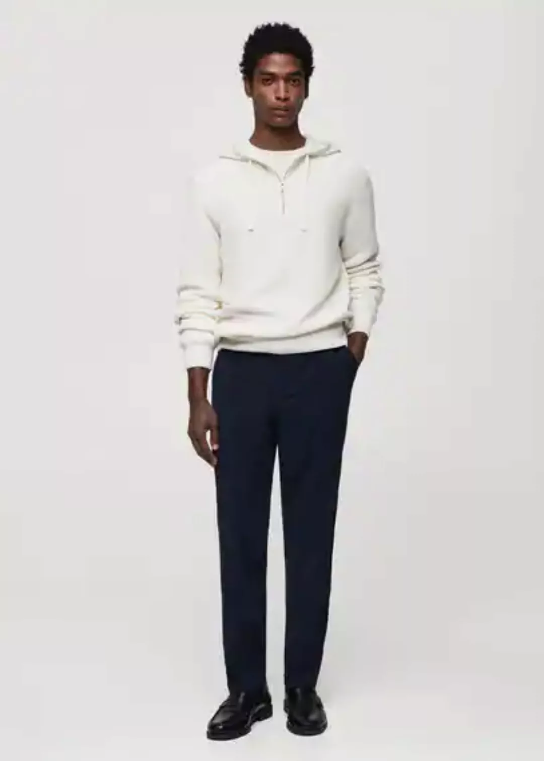 Strick-Sweatshirt mit Kapuze günstig online kaufen