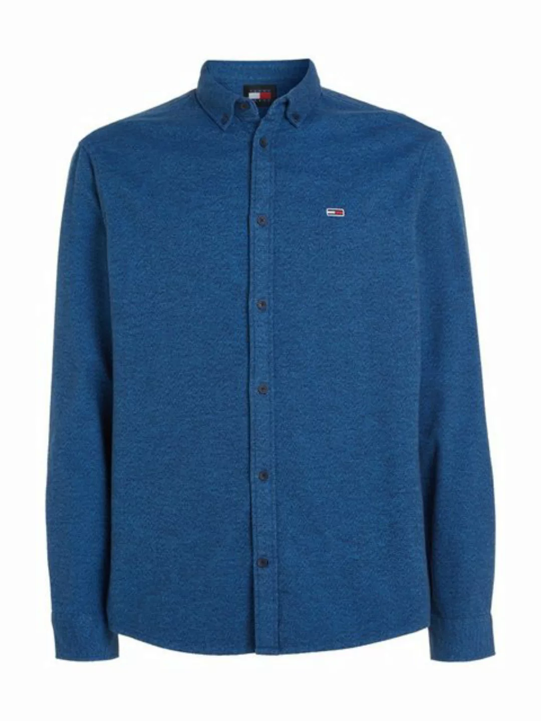 Tommy Jeans Langarmhemd TJM REG BRUSHED GRINDLE SHIRT mit Button-down-Krage günstig online kaufen