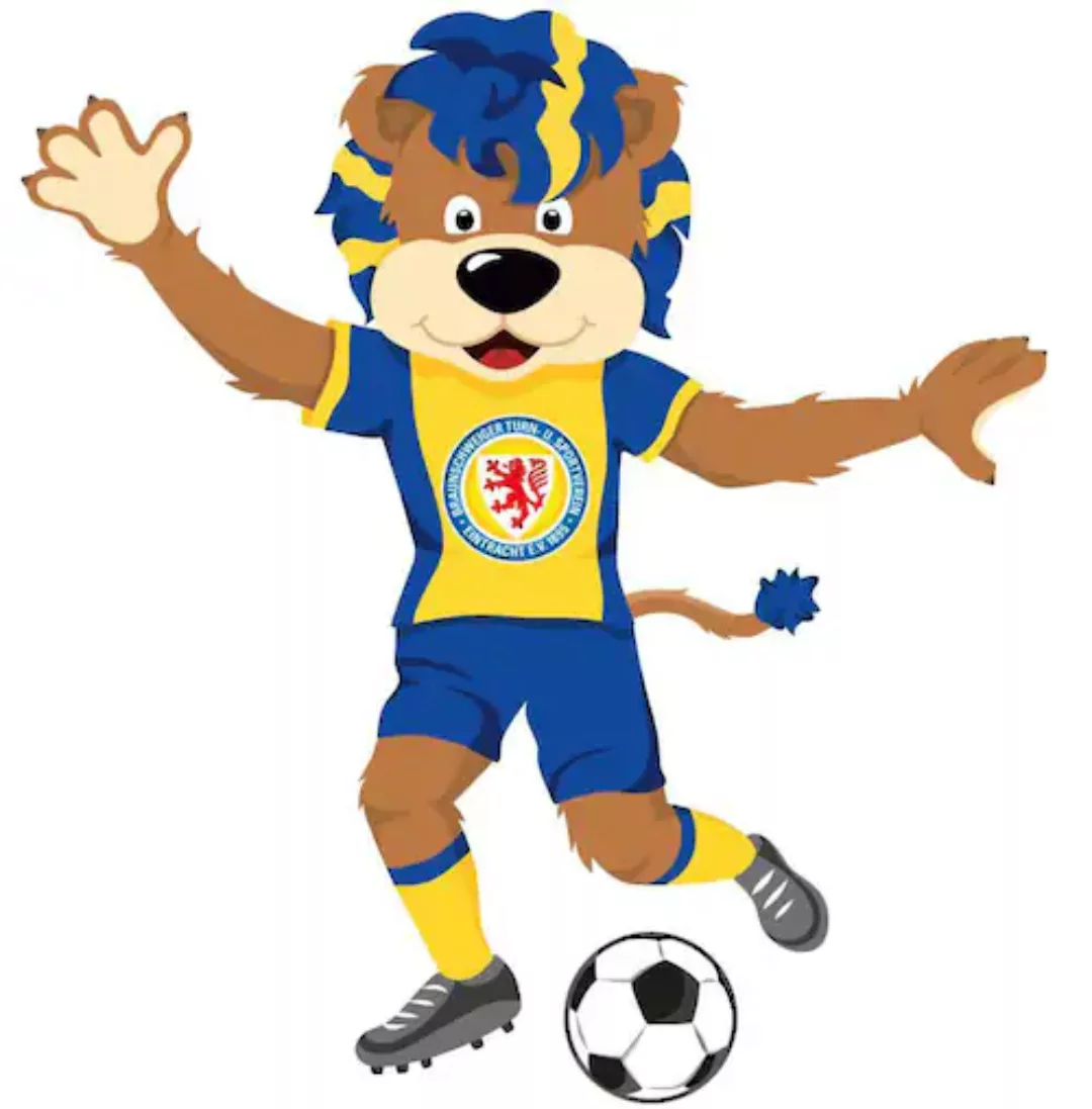 Wall-Art Wandtattoo »Eintracht Braunschweig Leo«, (1 St.), selbstklebend, e günstig online kaufen