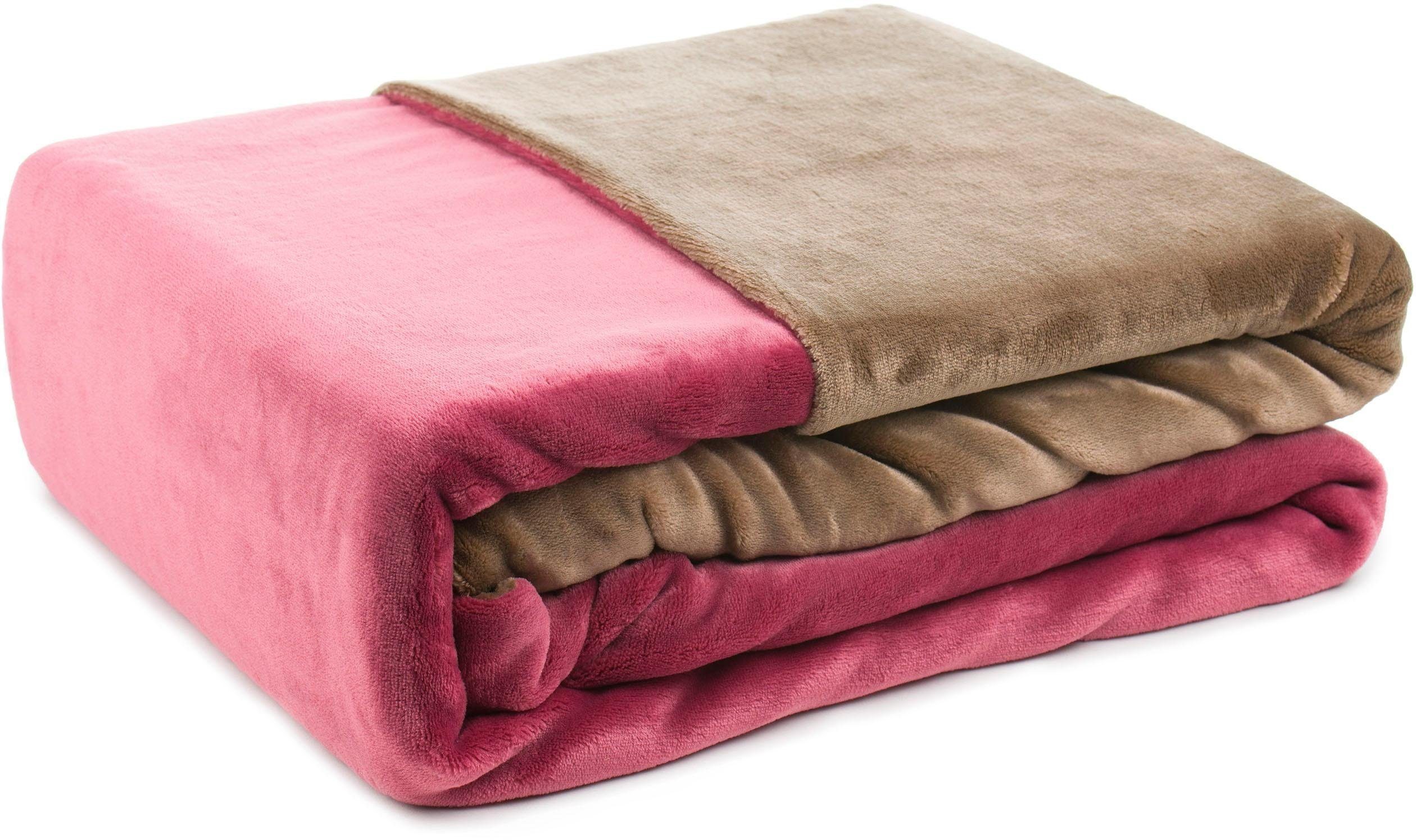 Gözze Wendebettwäsche »Superflausch in Gr. 135x200 oder 155x220 cm«, Fleece günstig online kaufen