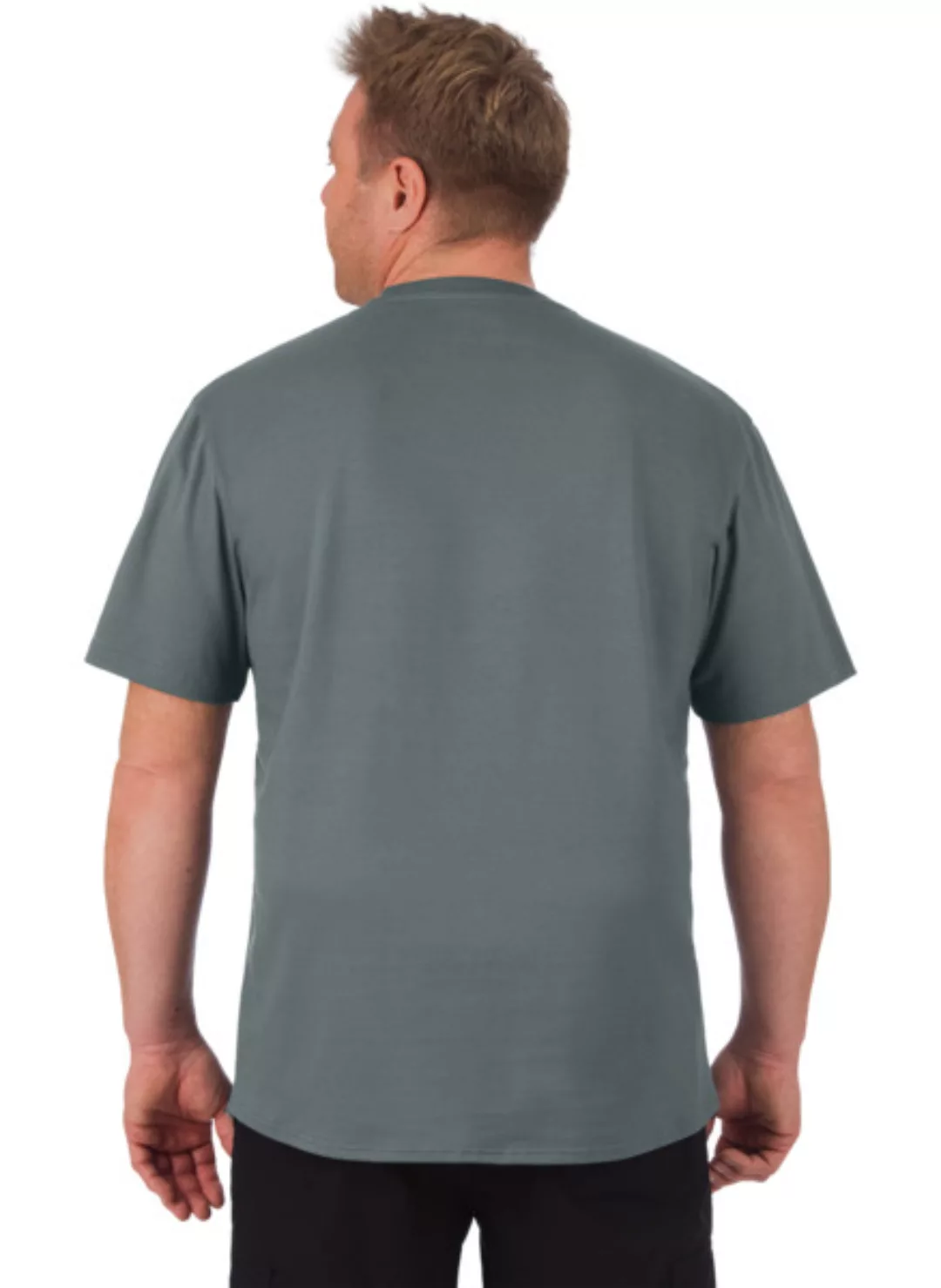 T-shirt Aus Biobaumwolle Mit Brusttasche günstig online kaufen