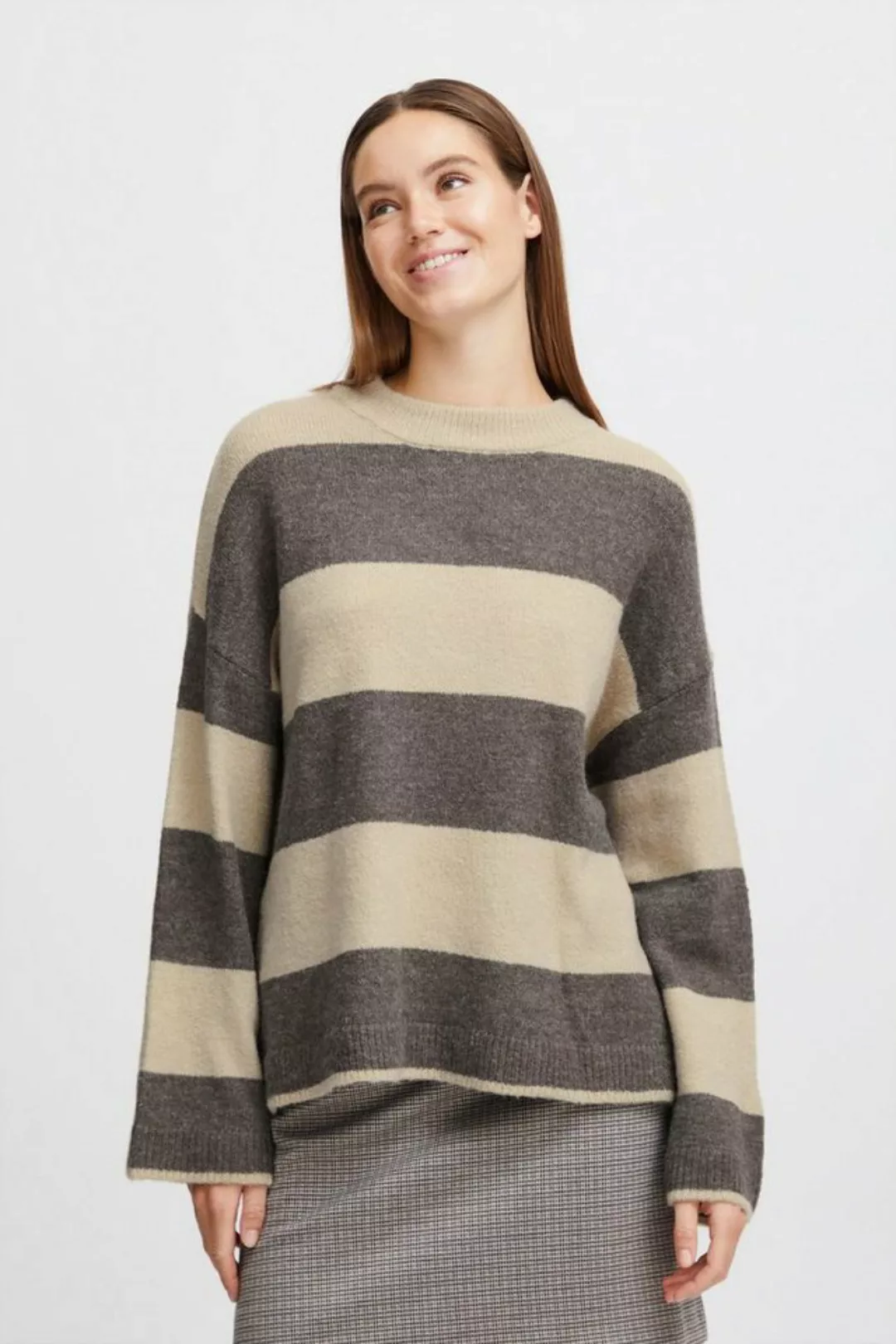 b.young Strickpullover BYOMARTHA STRIPE JUMPER - 20813889 günstig online kaufen