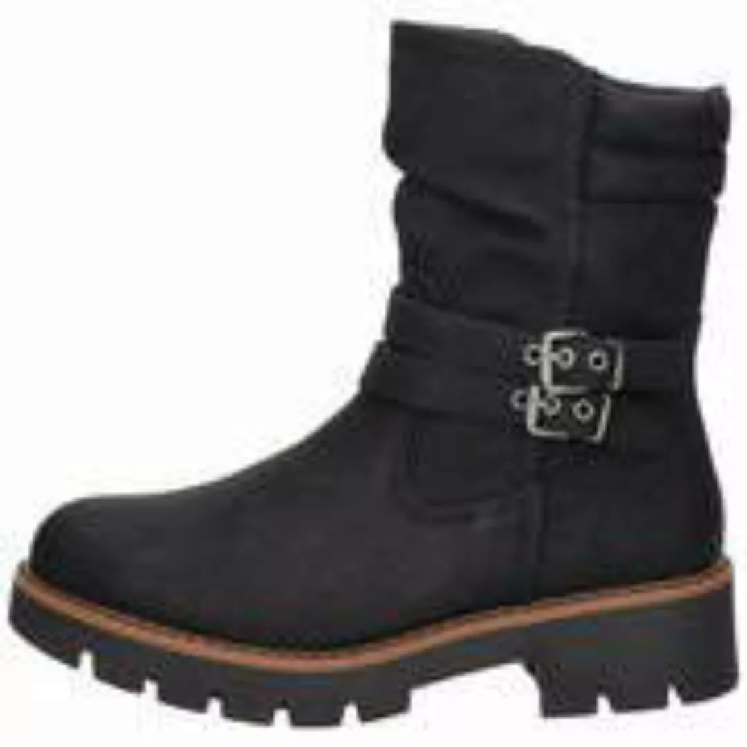 Via della Rosa Biker Stiefelette Damen schwarz günstig online kaufen