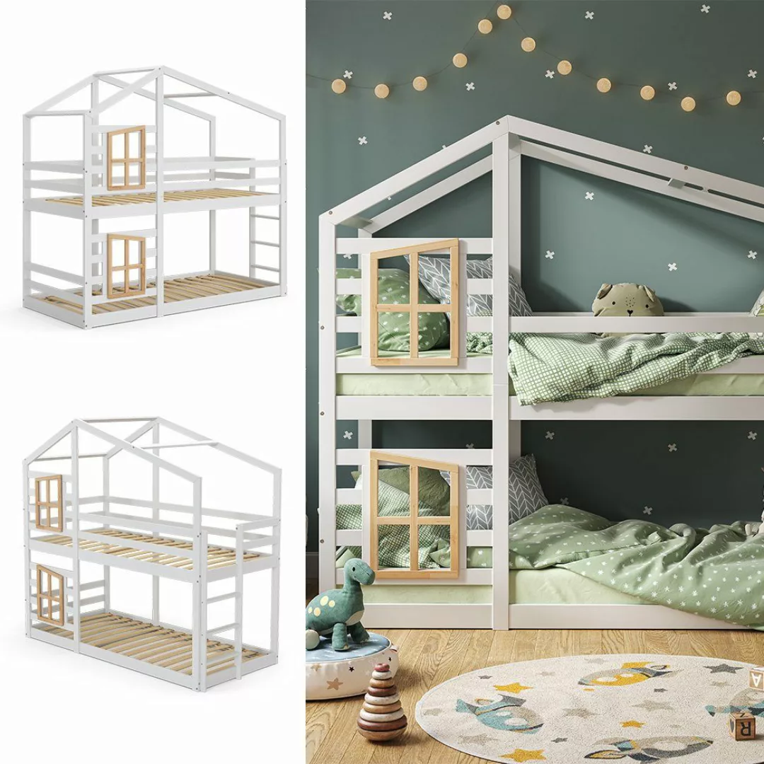 VitaliSpa® Etagenbett Maja, Weiß, 90x200 cm, günstig online kaufen