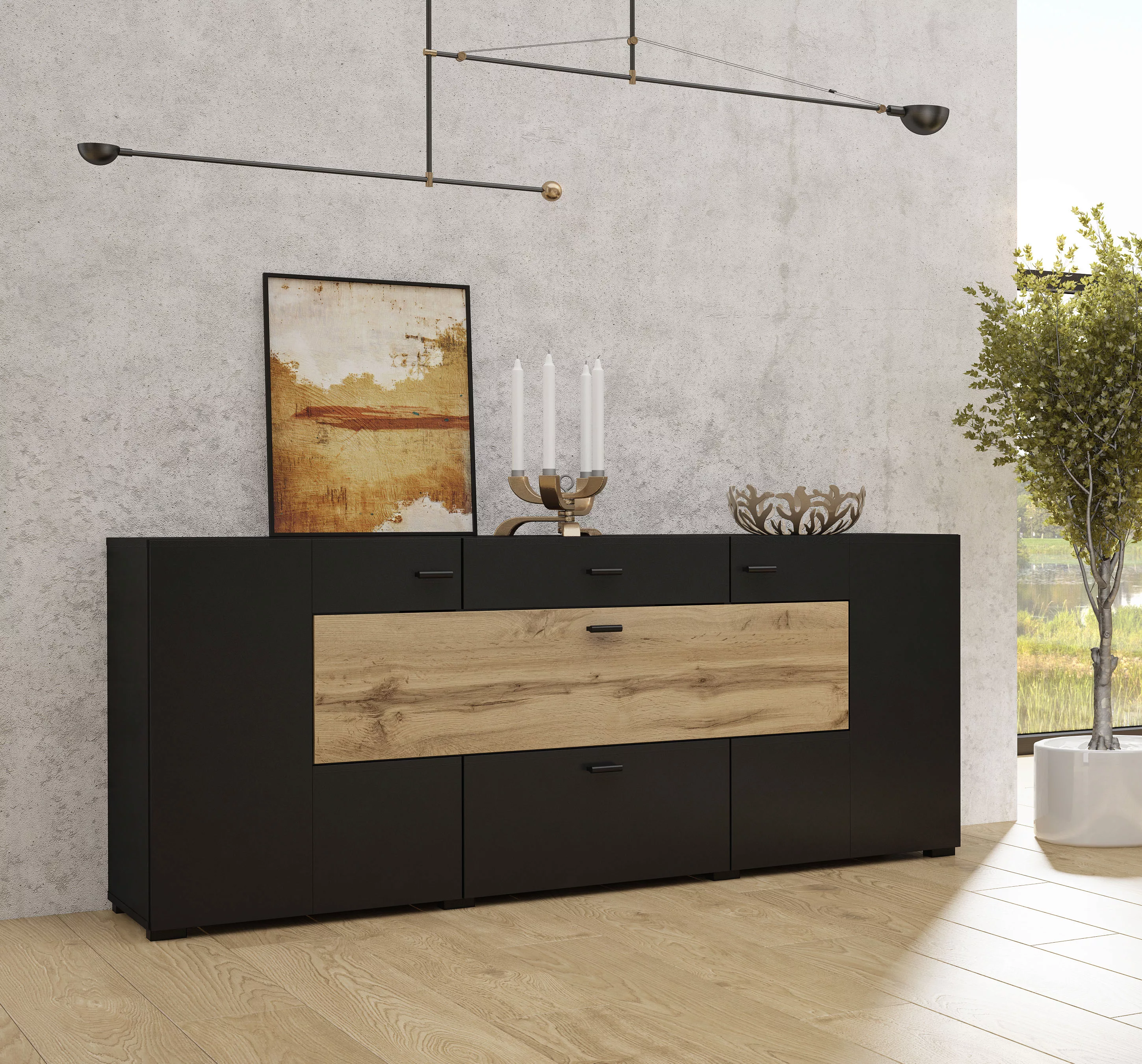 INOSIGN Sideboard "Coby", Breite 165 cm günstig online kaufen