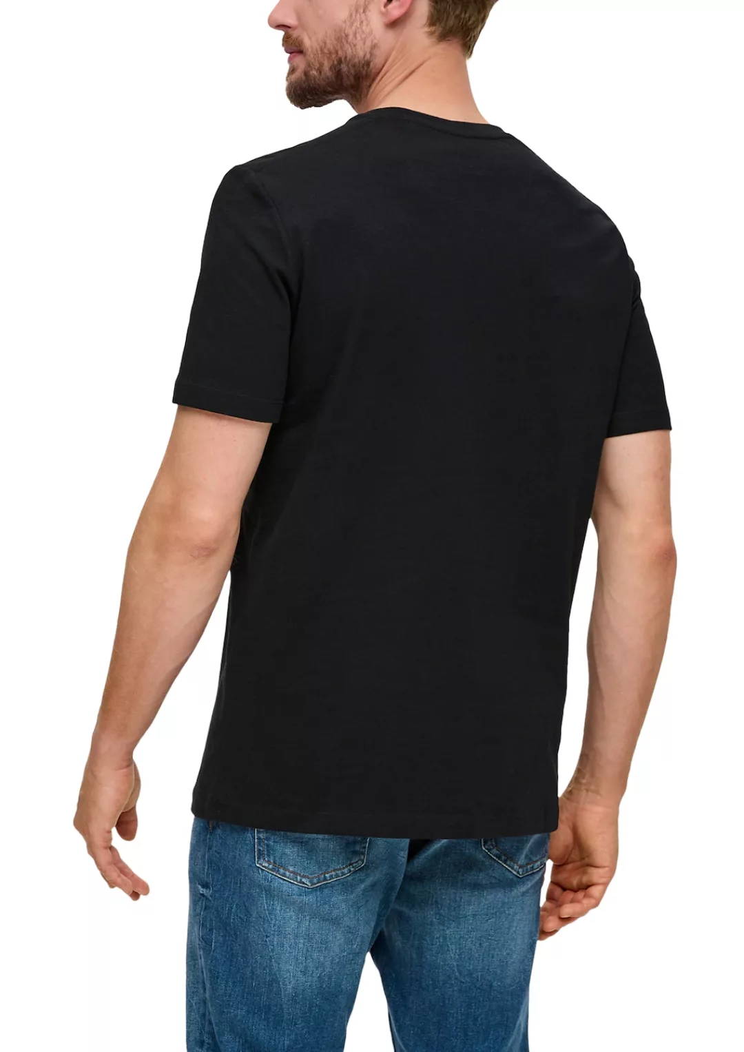 s.Oliver T-Shirt, aus atmungsaktiver Baumwolle günstig online kaufen