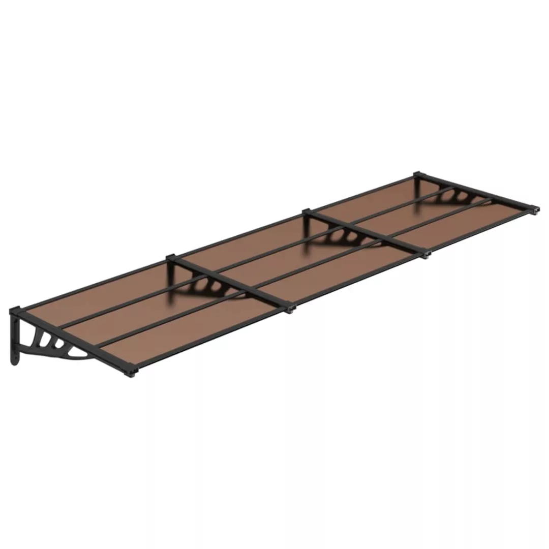 Vidaxl Türvordach Schwarz 297,5x90 Cm Polycarbonat günstig online kaufen