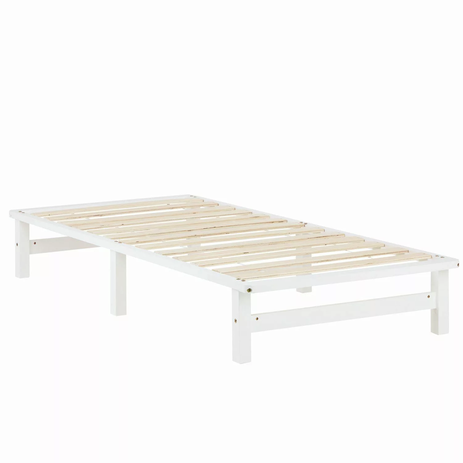 Homestyle4u Holzbett 90/100/140x200 Palettenbett Massivholzbett Futonbett günstig online kaufen